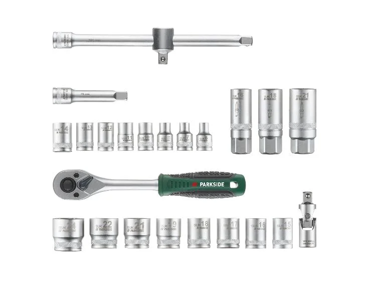 Set de douilles et d'embouts. 24 pièces