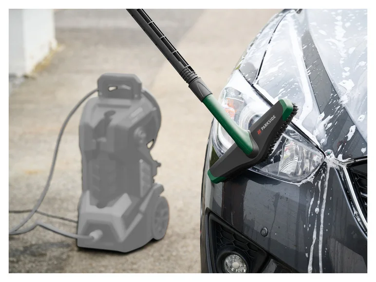 PARKSIDE® Brosse à jantes. brosse plate ou tuyau d'aspiration avec préfiltre