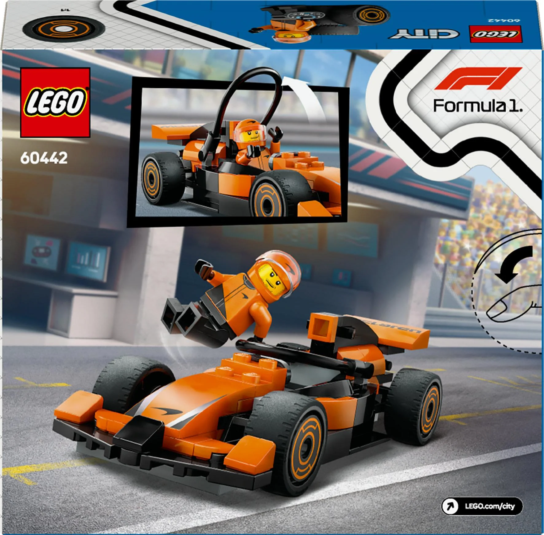 LEGO 60442 City F1 Racer with McLaren Racing Car