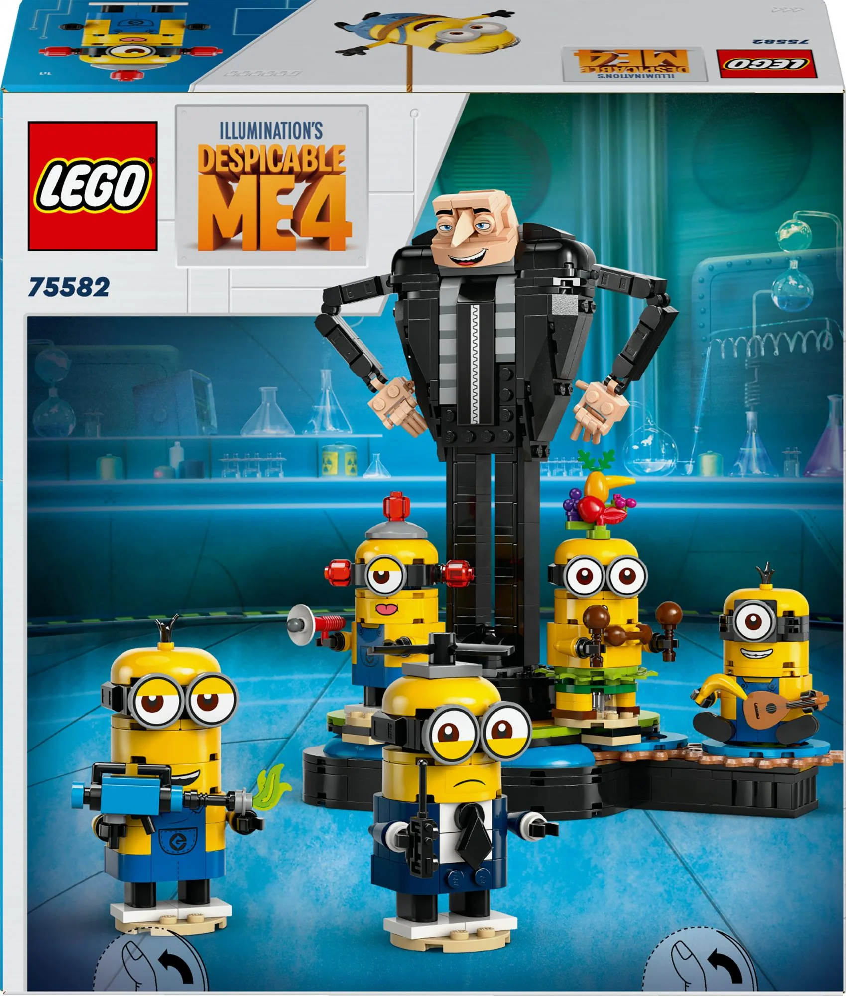 LEGO 75582 Minions Gru and the Minions made of LEGO bricks