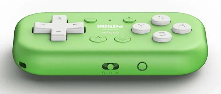 8BitDo Micro Bluetooth Gamepad - Grøn
