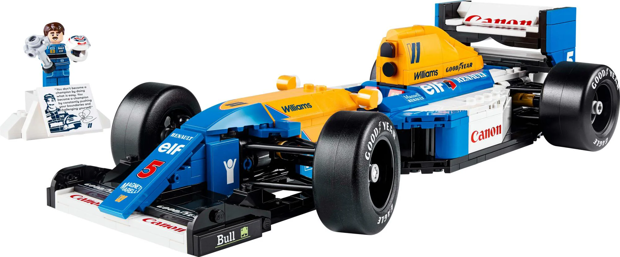 LEGO 10353 Icons Williams Racing FW14B with Nigel Mansell