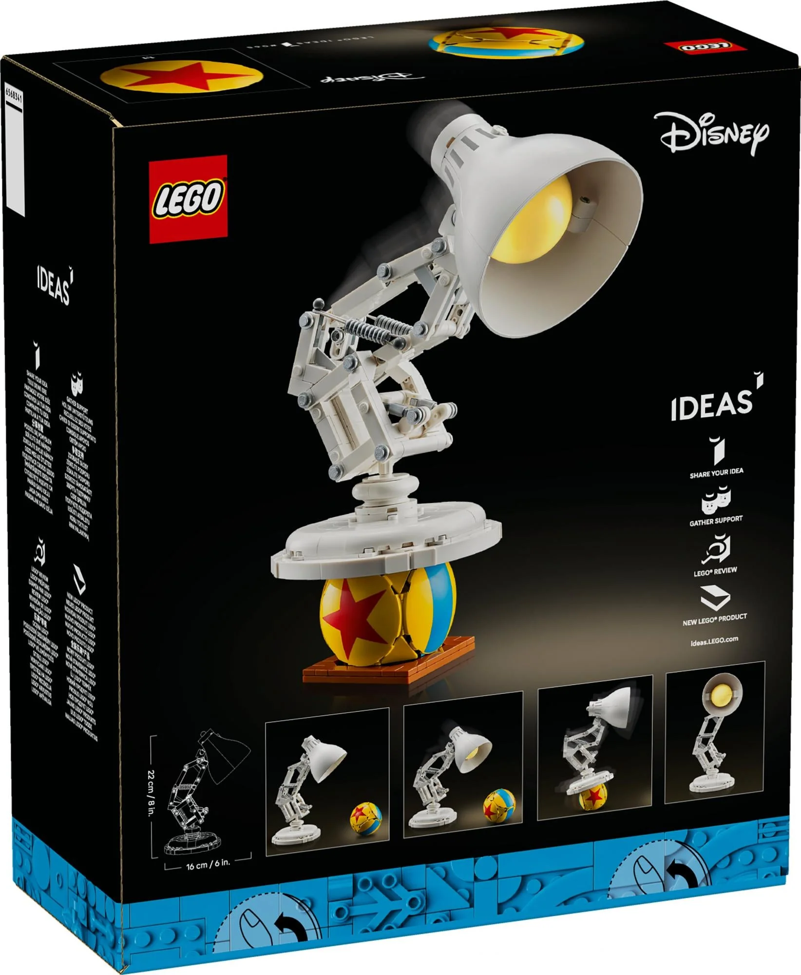 LEGO 21357 Ideas Disney Pixar Luxo Jr.