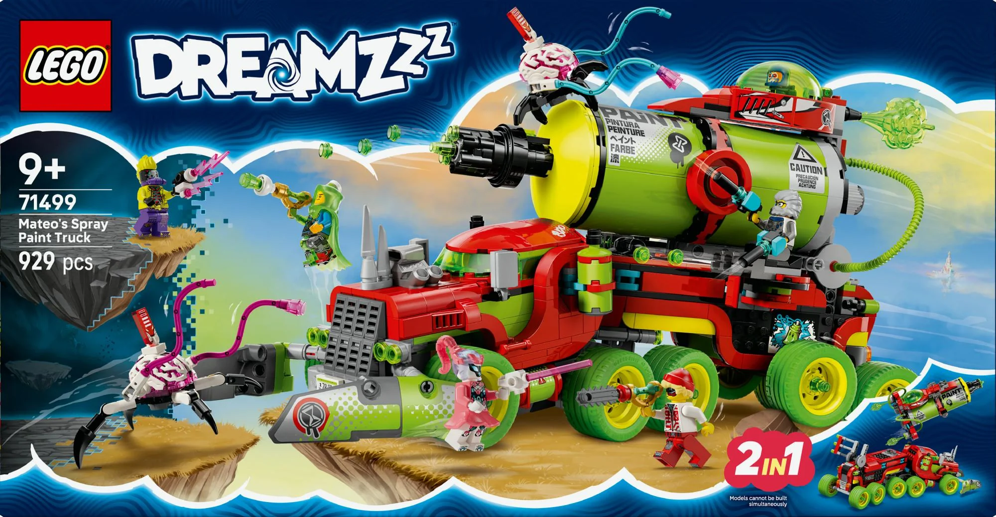 LEGO 71499 DREAMZz Mateo's Spray Can Truck
