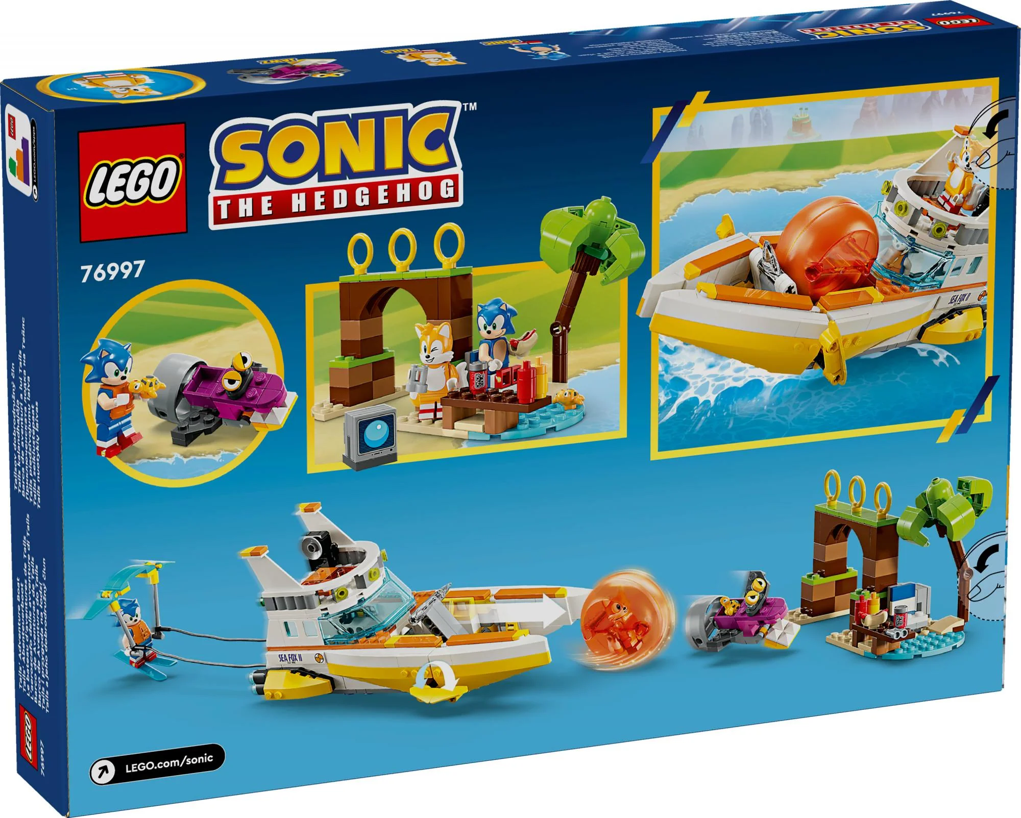 LEGO Sonic: Tails' Adventure Boat (76997)