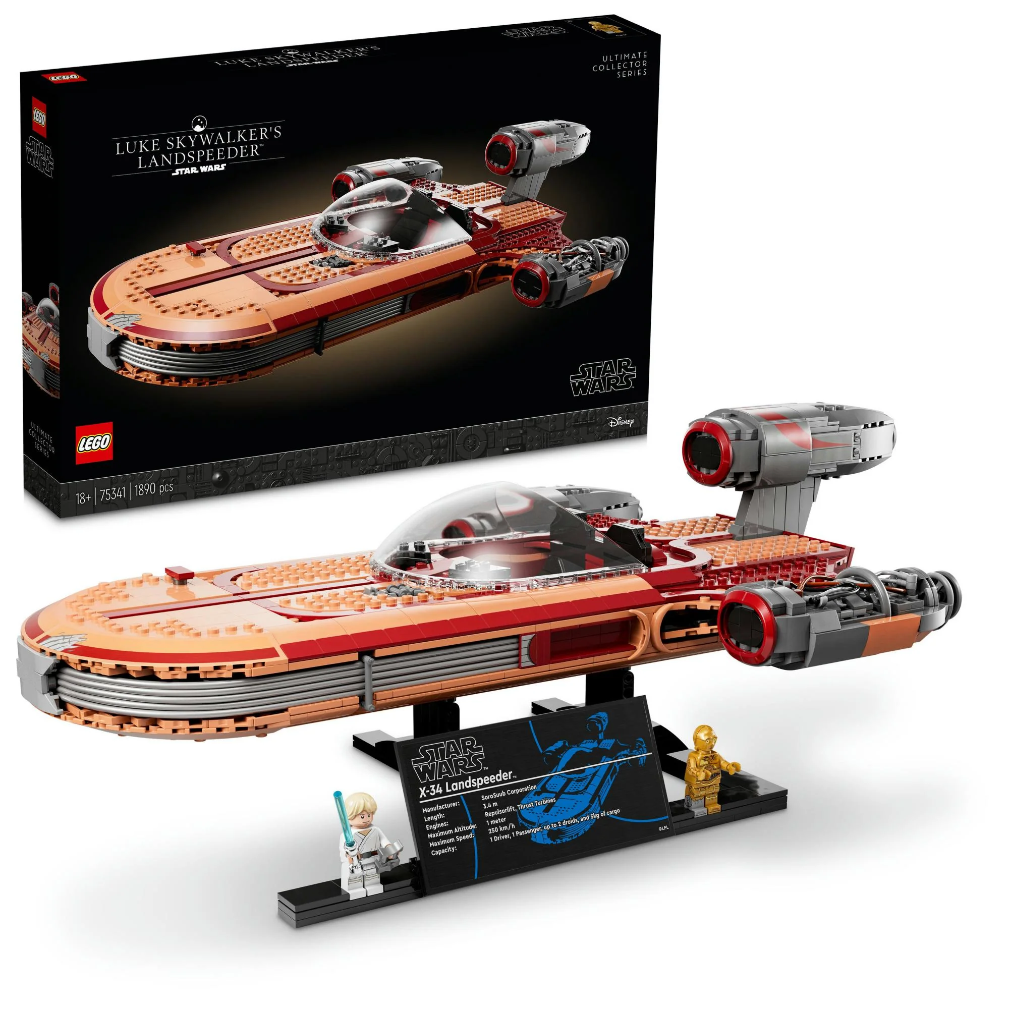 LEGO Star Wars - Luke Skywalker's Landspeeder (75341.)
