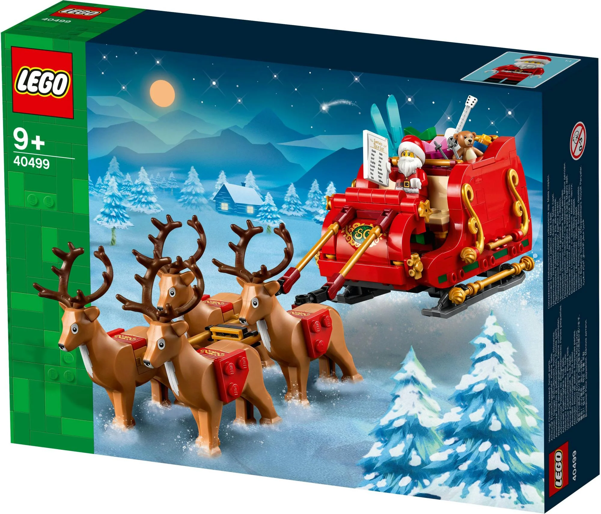 LEGO 40499 Iconic Santa's Sleigh