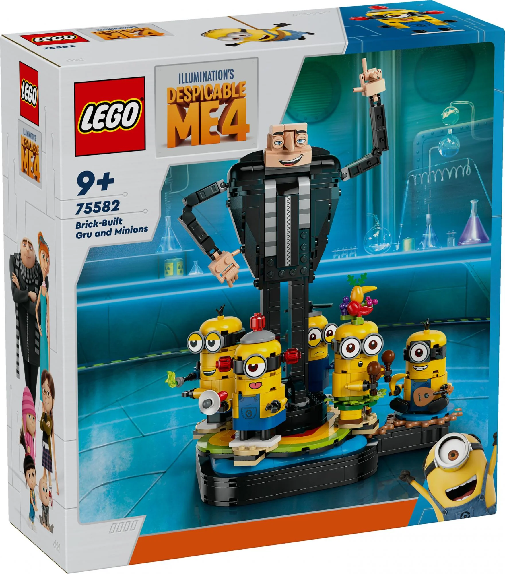 LEGO 75582 Minions Gru and the Minions made of LEGO bricks
