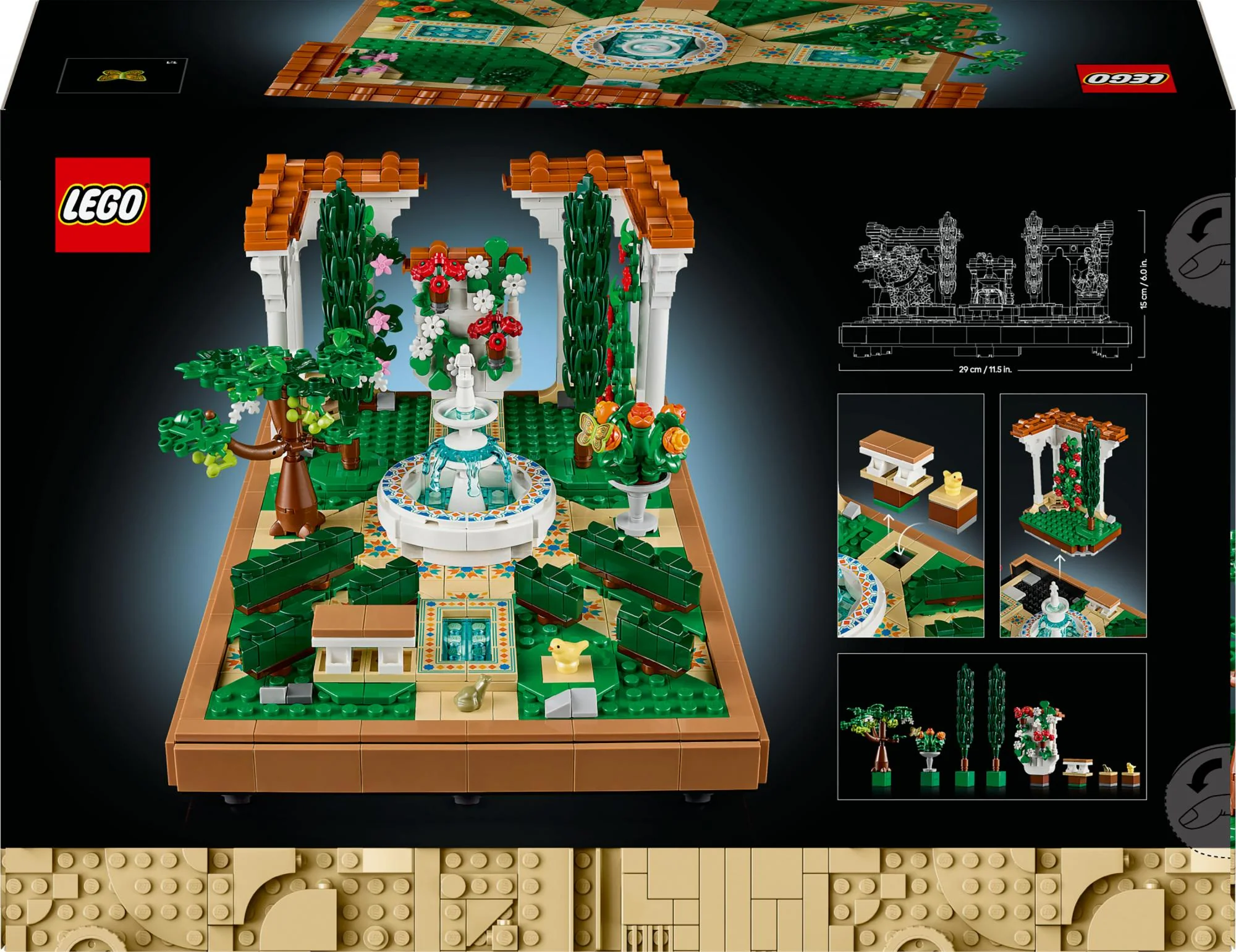 LEGO 10359 Icons Fountain Garden
