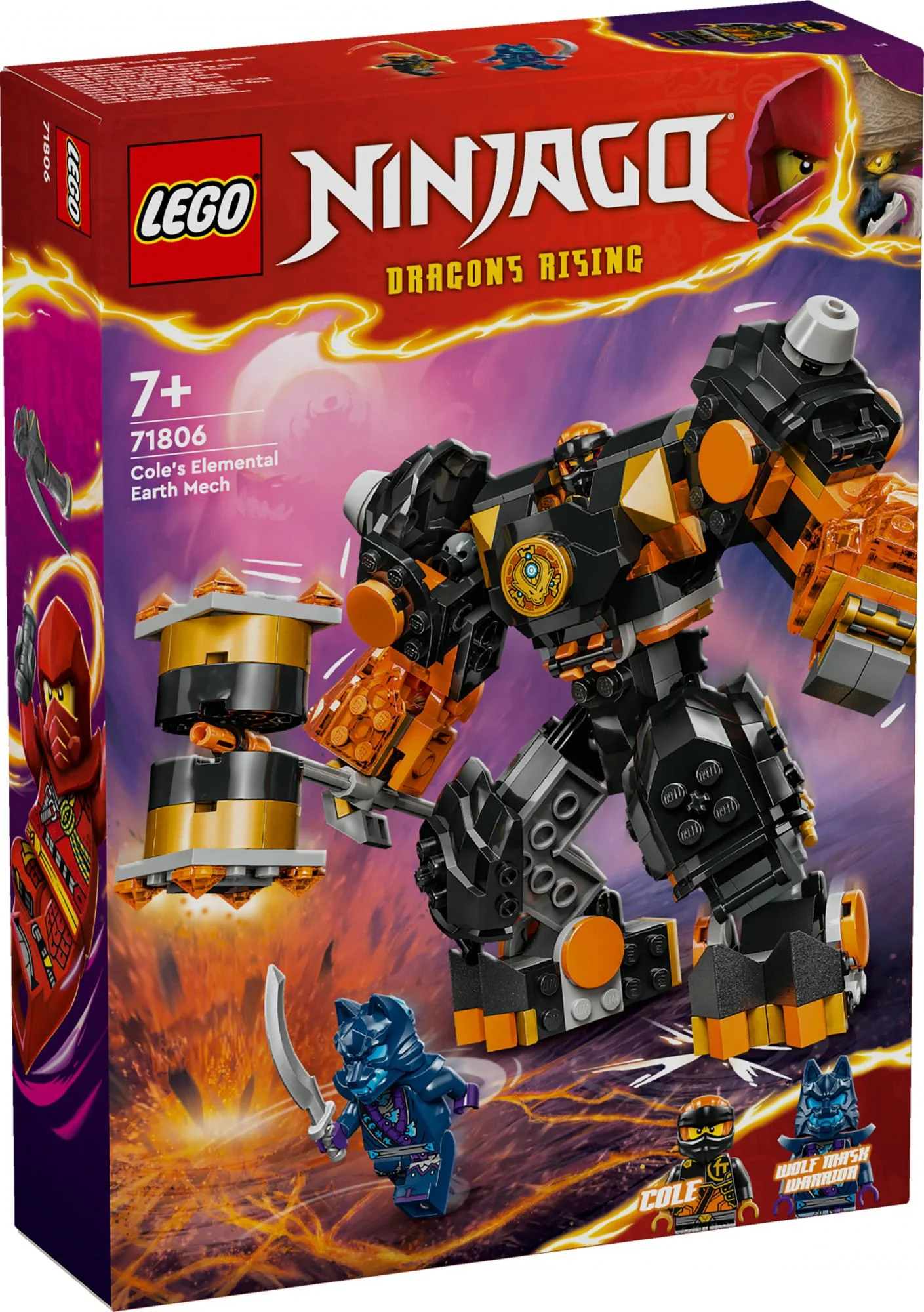 LEGO 71806 Ninjago Cole's Earth Mech