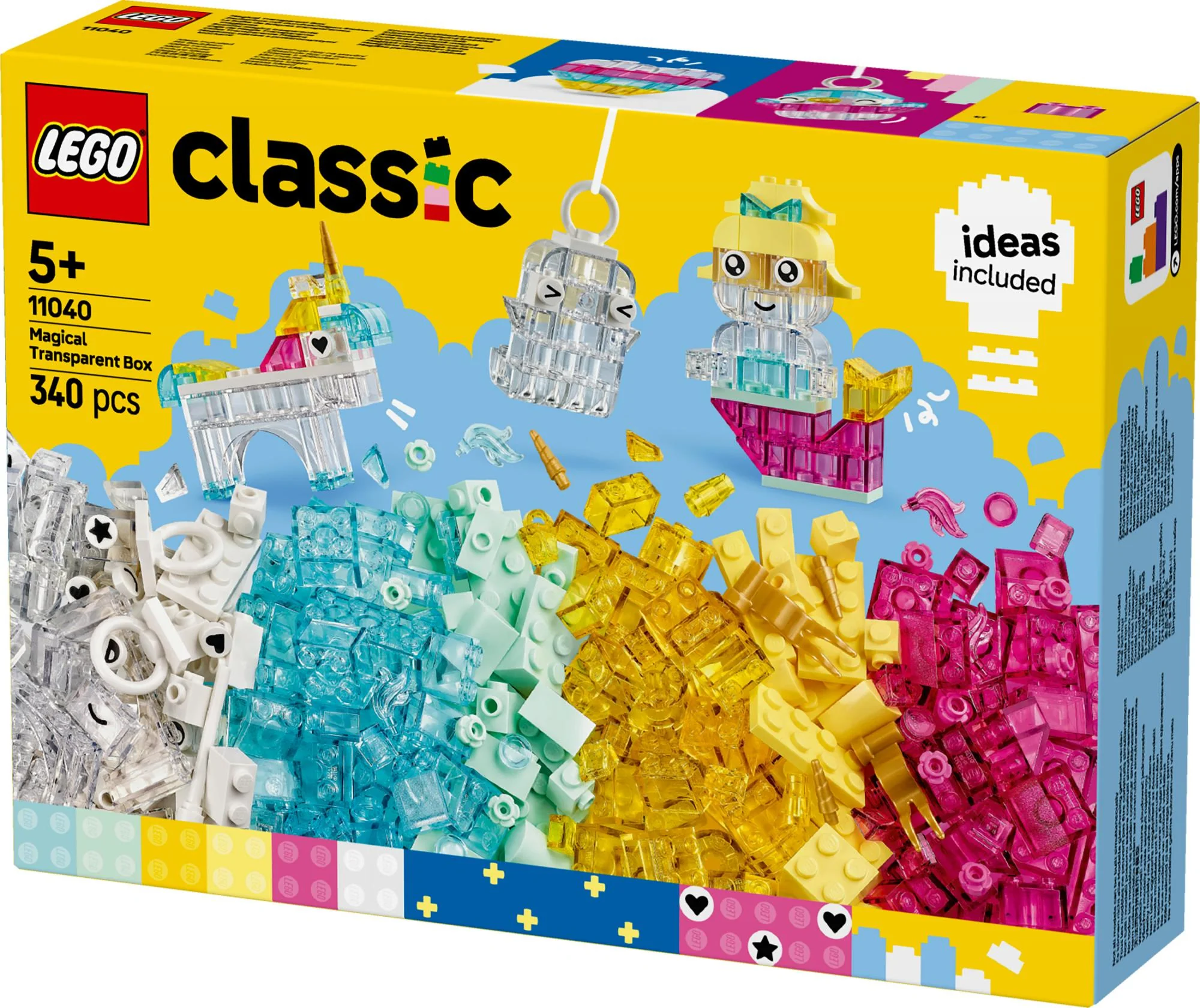 LEGO 11040 Classic magic box with transparent bricks