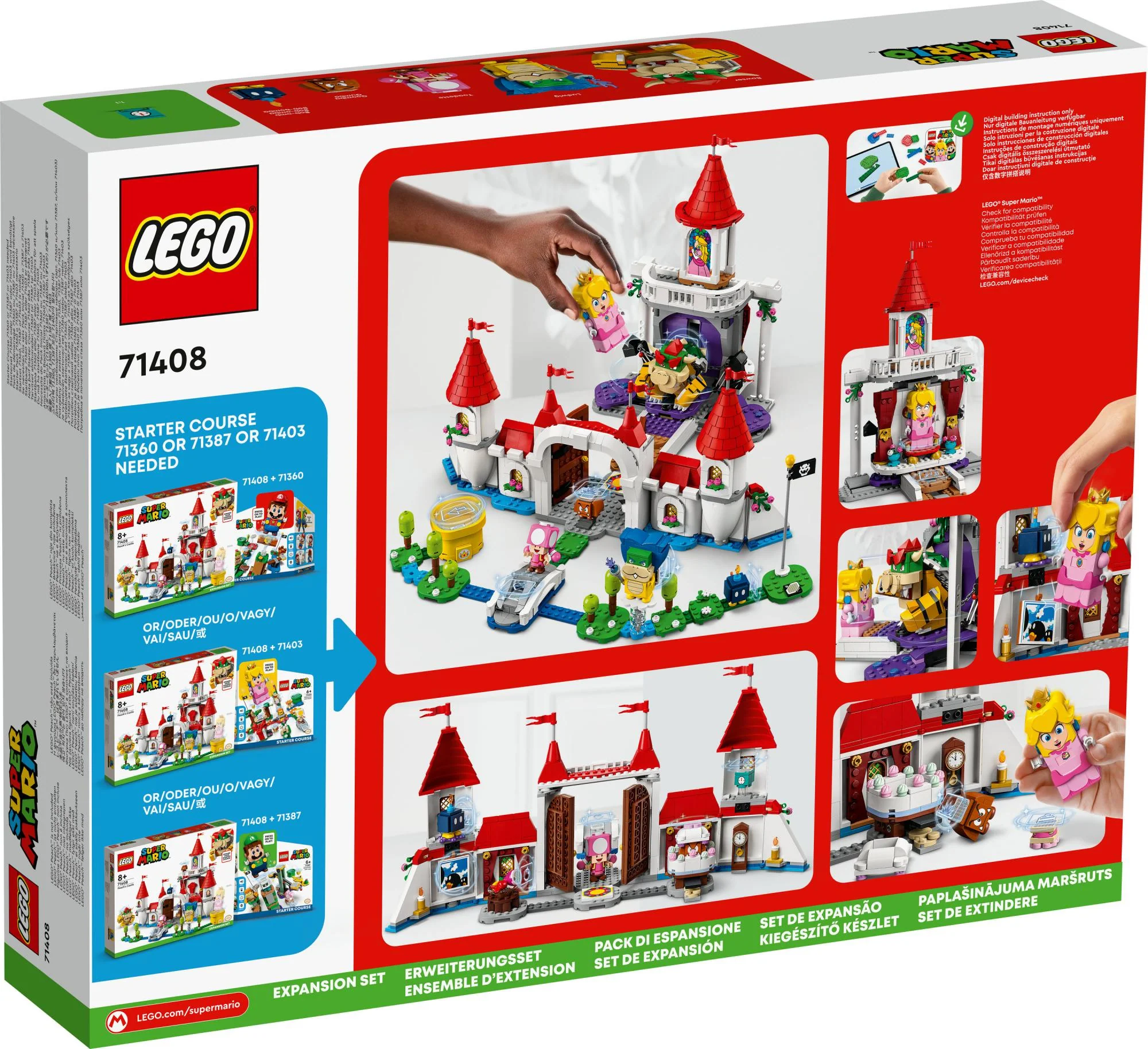 LEGO Super Mario - Peach's Castle Expansion Set (71408)