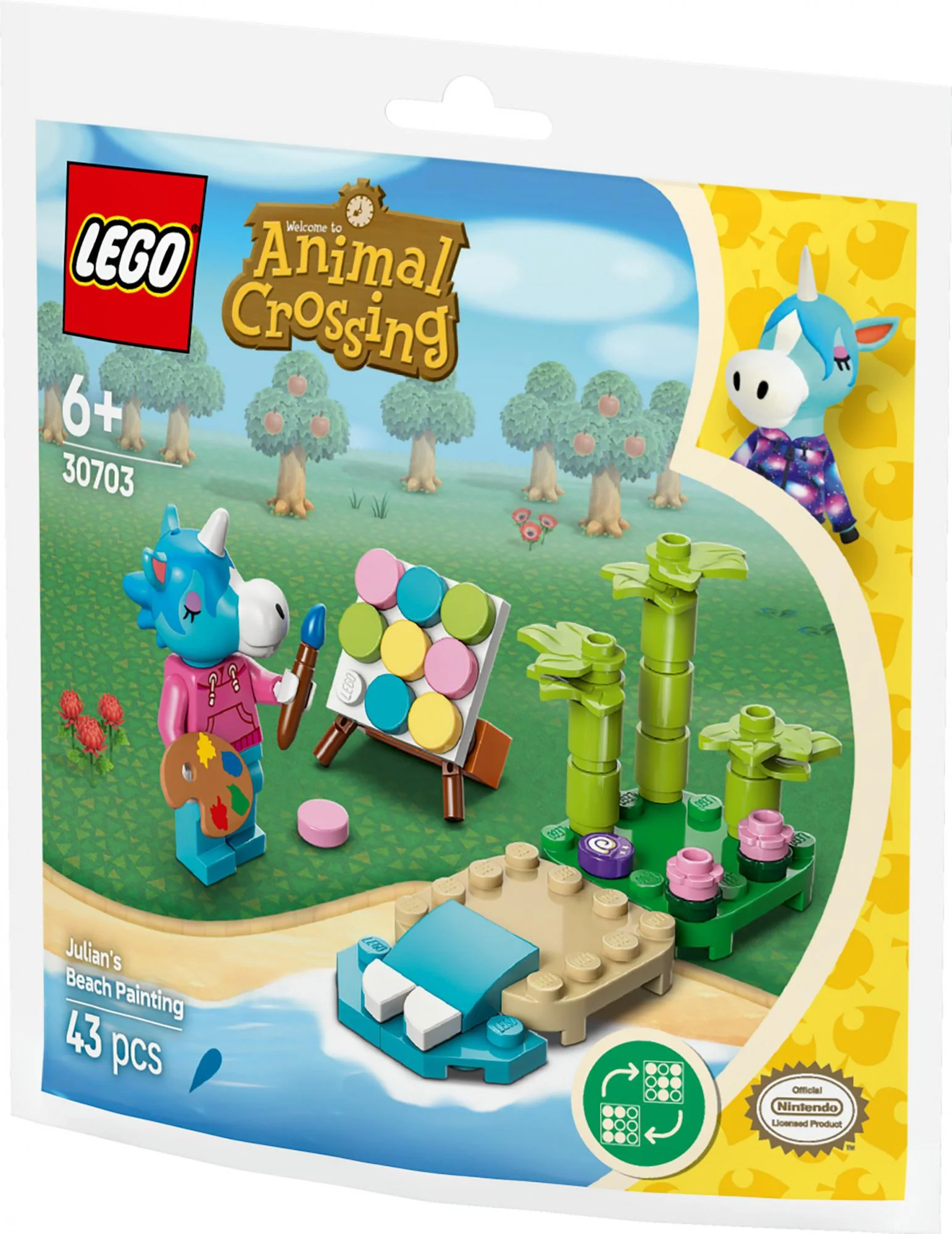 LEGO 30703 Animal Crossing Jimmy's Beach Painting