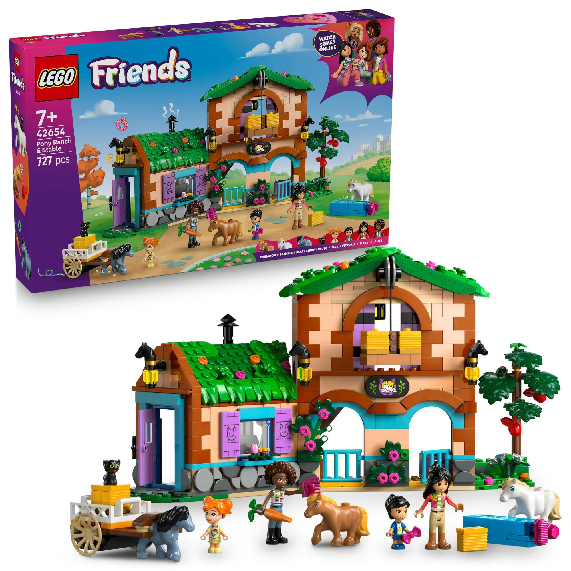 LEGO 42654 Friends Pony Farm & Stable