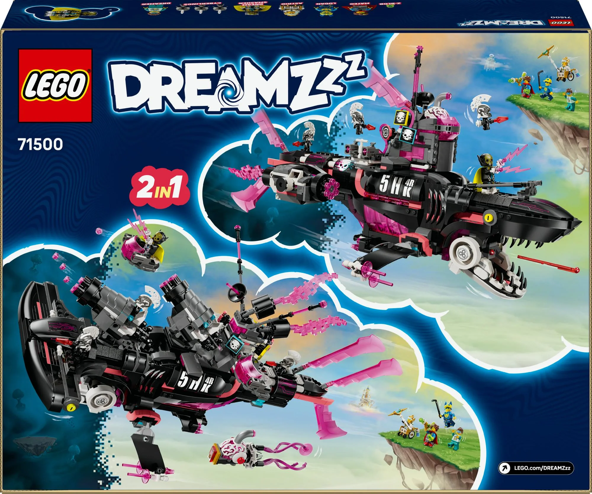 LEGO 71500 DREAMZz Nightmare Shark Submarine