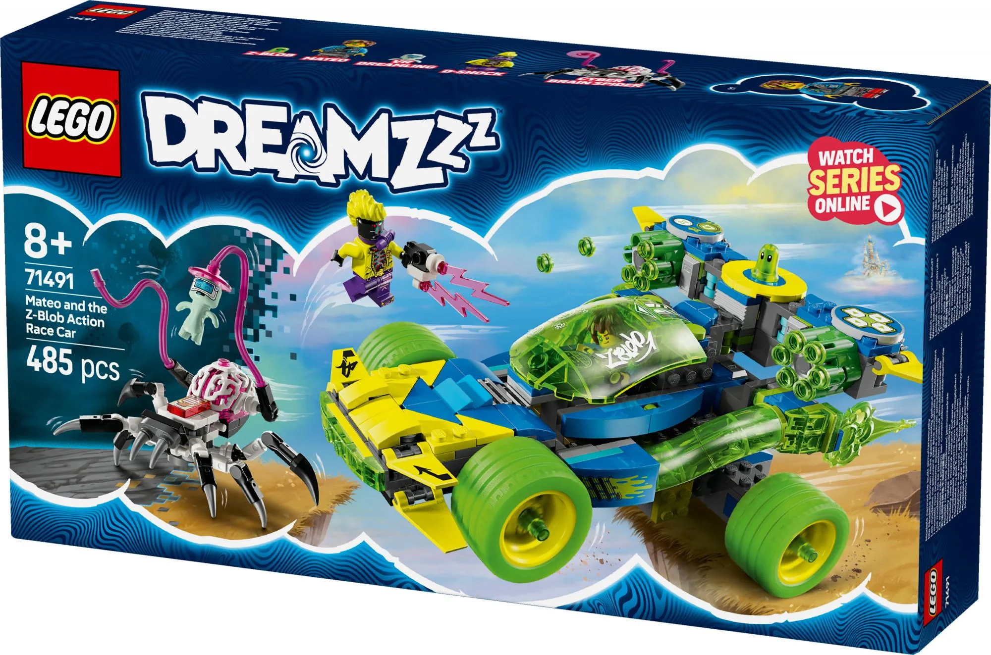 LEGO 71491 DREAMZzz Mateo with the Z-Blob Action Racing car