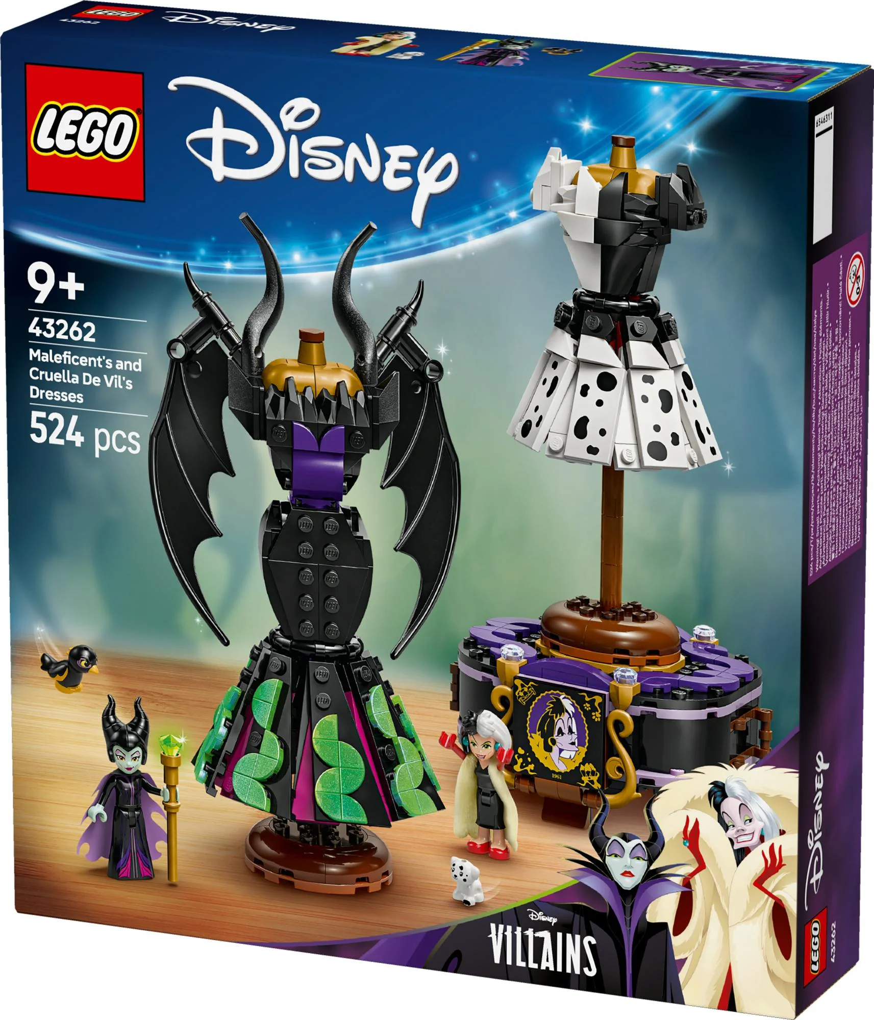 LEGO 43262 Disney Classic The Clothes of Maleficent & Cruella de Vil