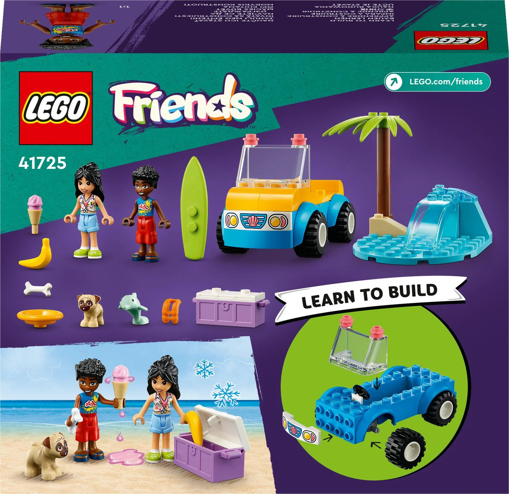 LEGO 41725 Friends Beach Buggy Fun