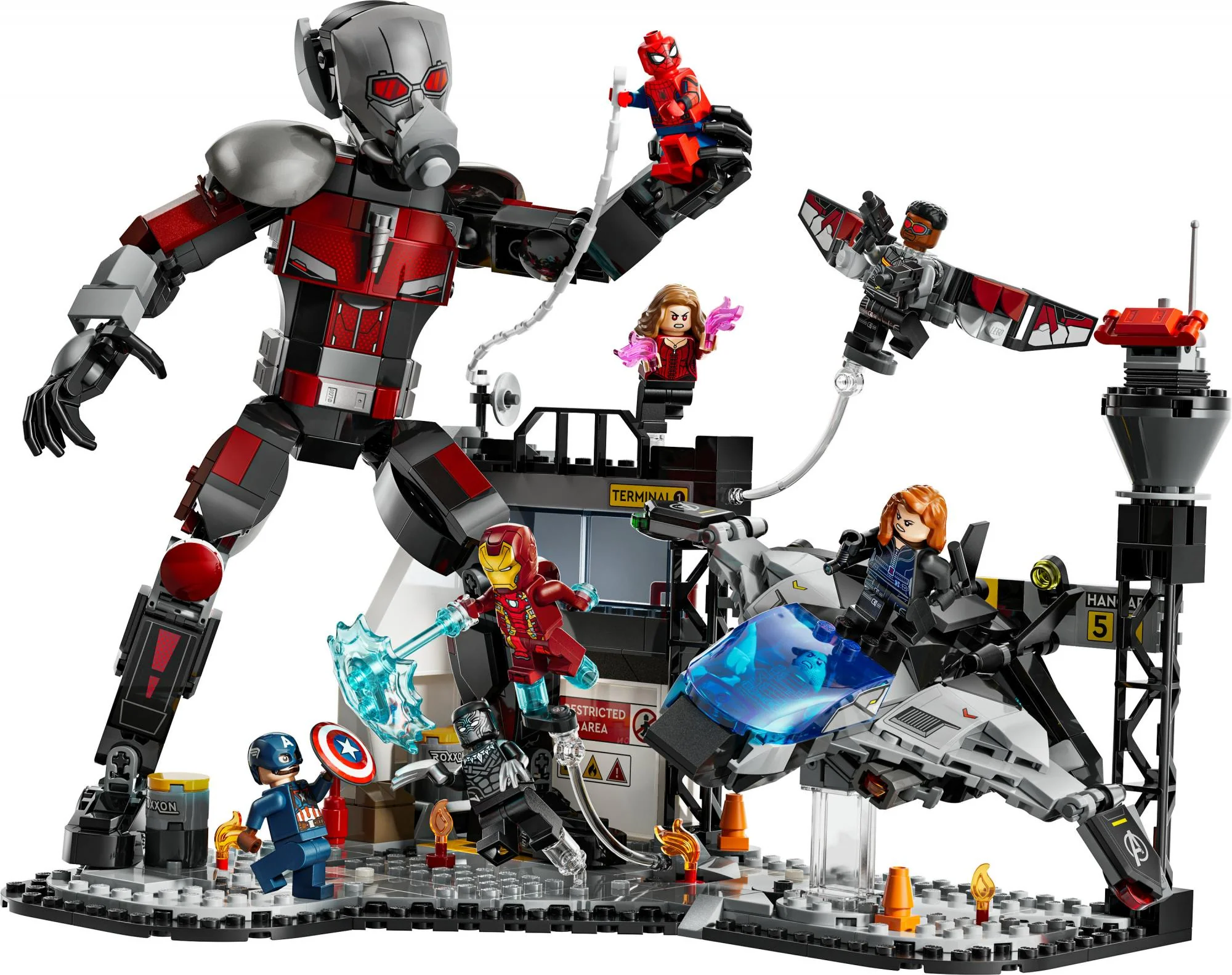 LEGO 76314 Marvel Super Heroes Captain America: Civil War Action Duel