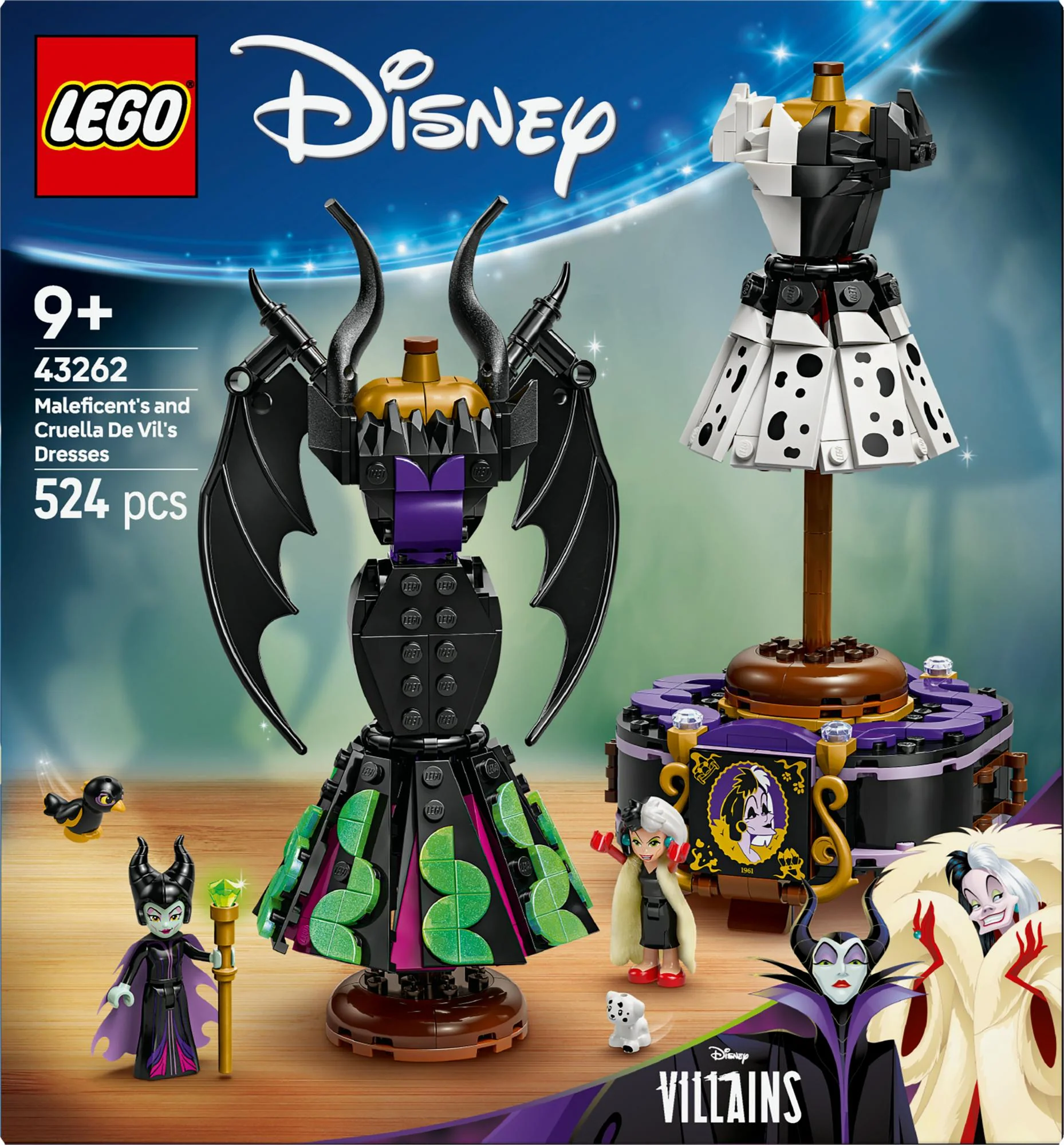 LEGO 43262 Disney Classic The Clothes of Maleficent & Cruella de Vil