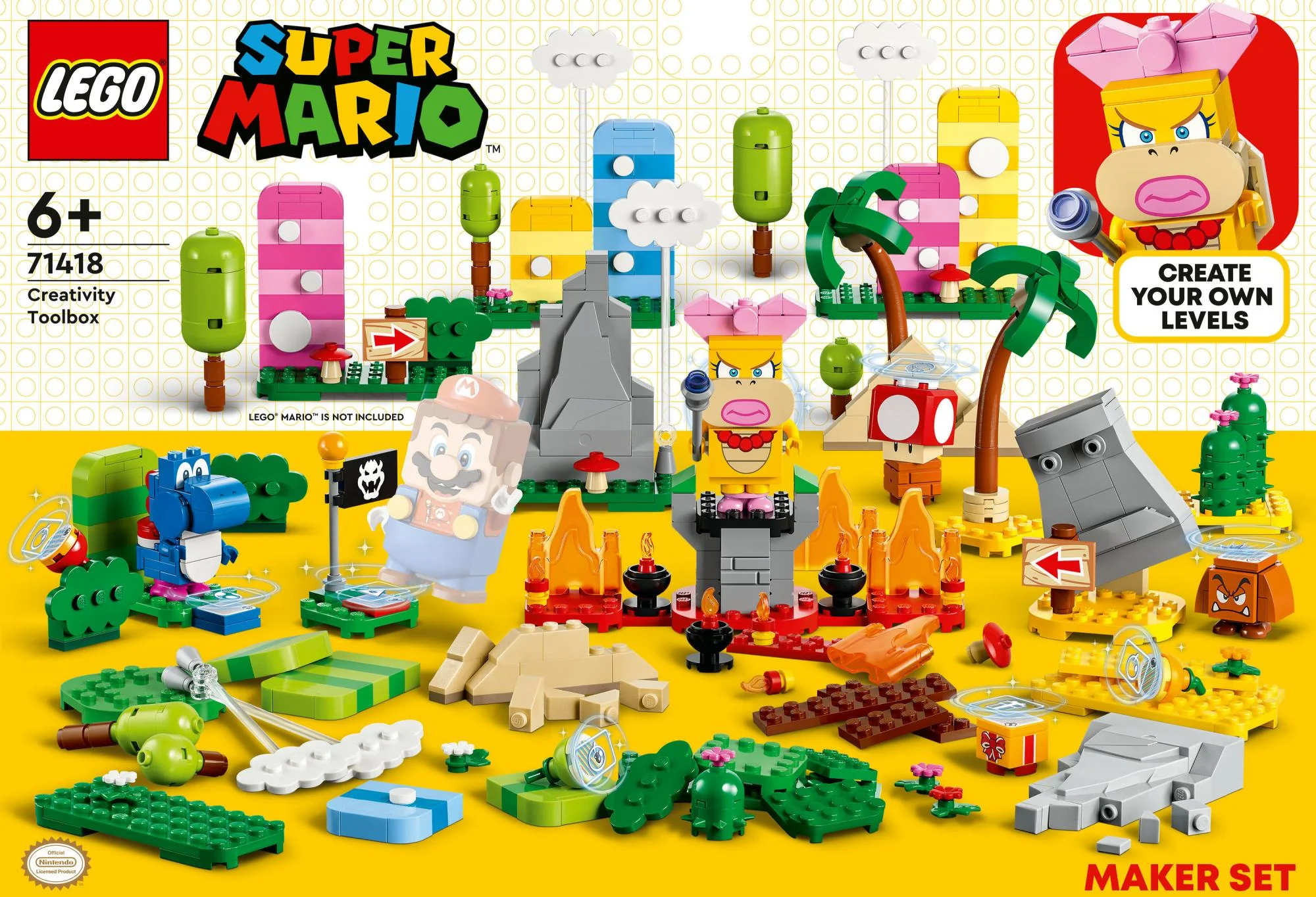LEGO Super Mario 71418 Creativity Toolbox Maker Set