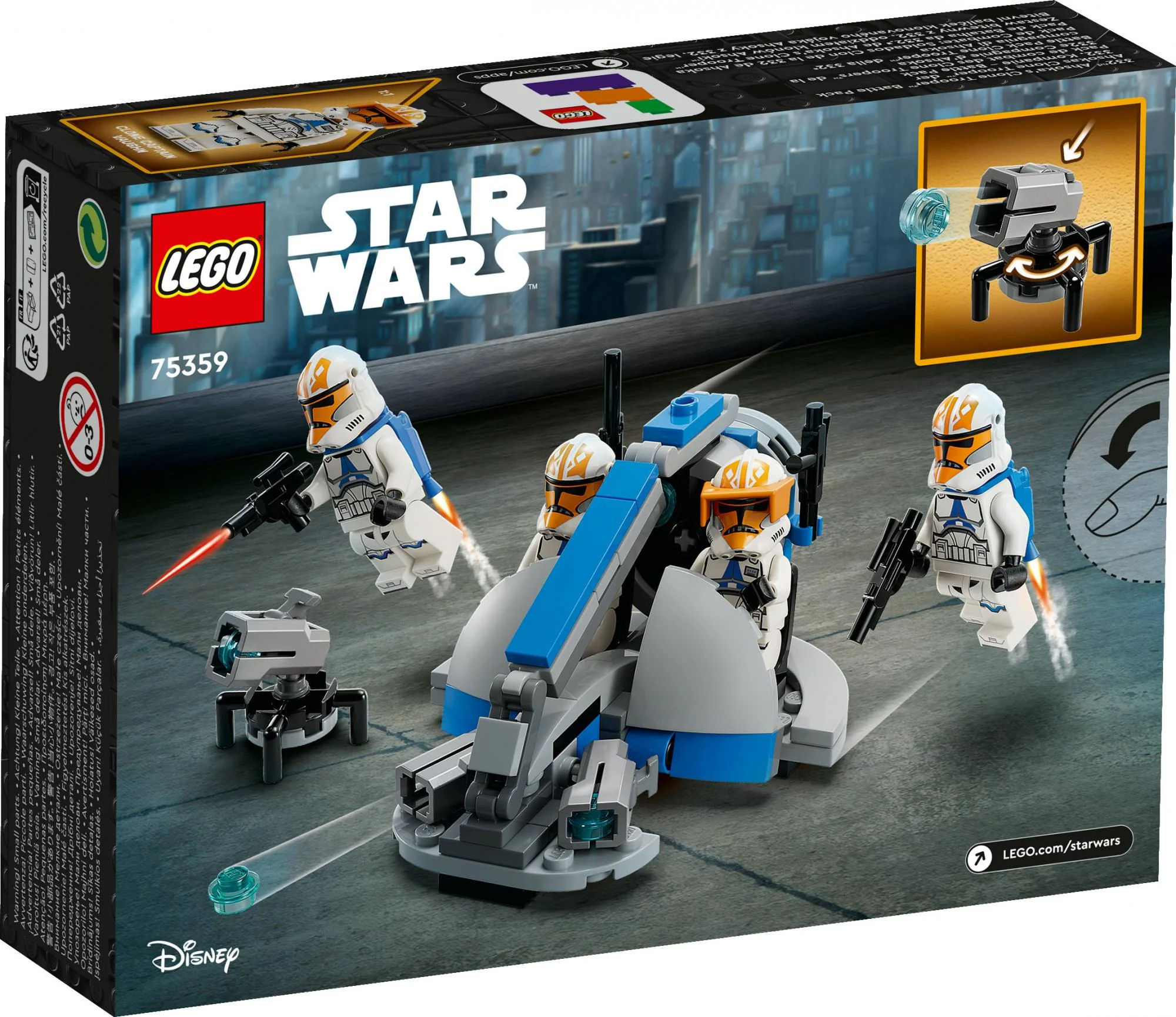 LEGO Star Wars - 332nd Ahsoka's Clone Trooper™ Battle Pack (75359)