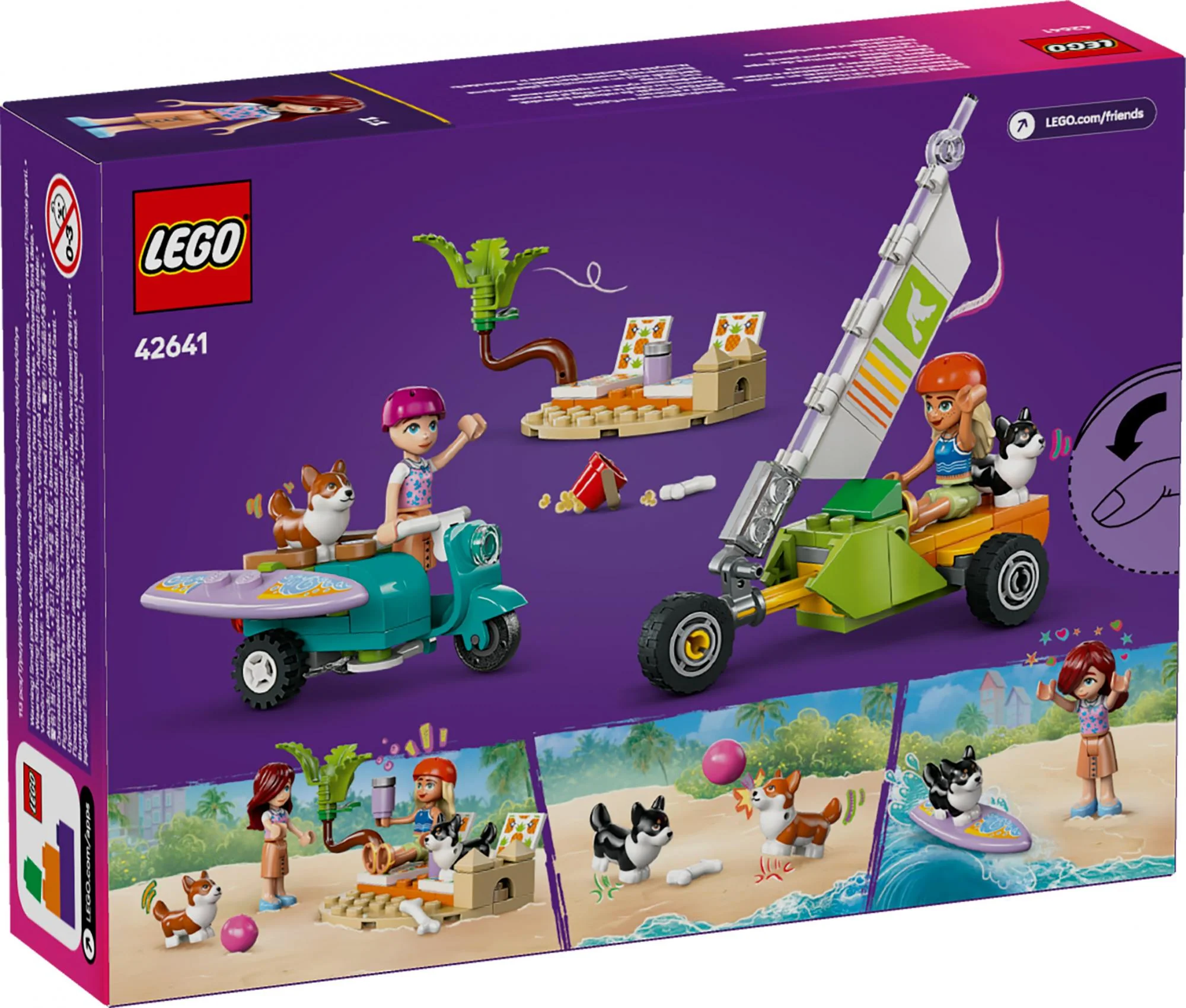 LEGO 42641 LEGO Friends Beach Adventure with Dogs
