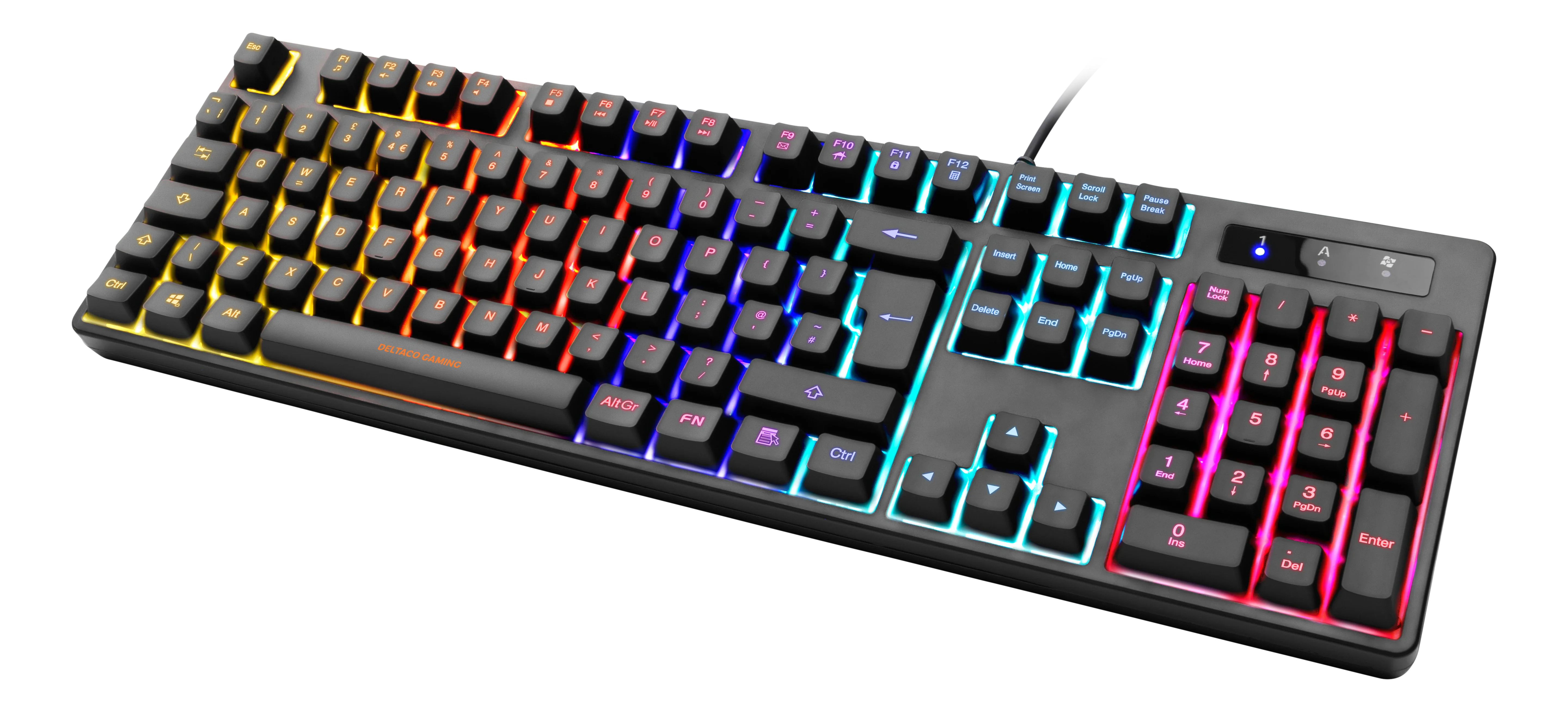 Deltaco - DK310 RGB Gaming Keyboard - Outemu Red Switch - UK LAYOUT
