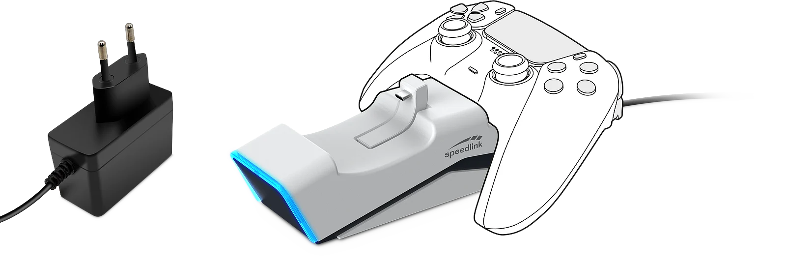 Speedlink– Twindock-Ladestation