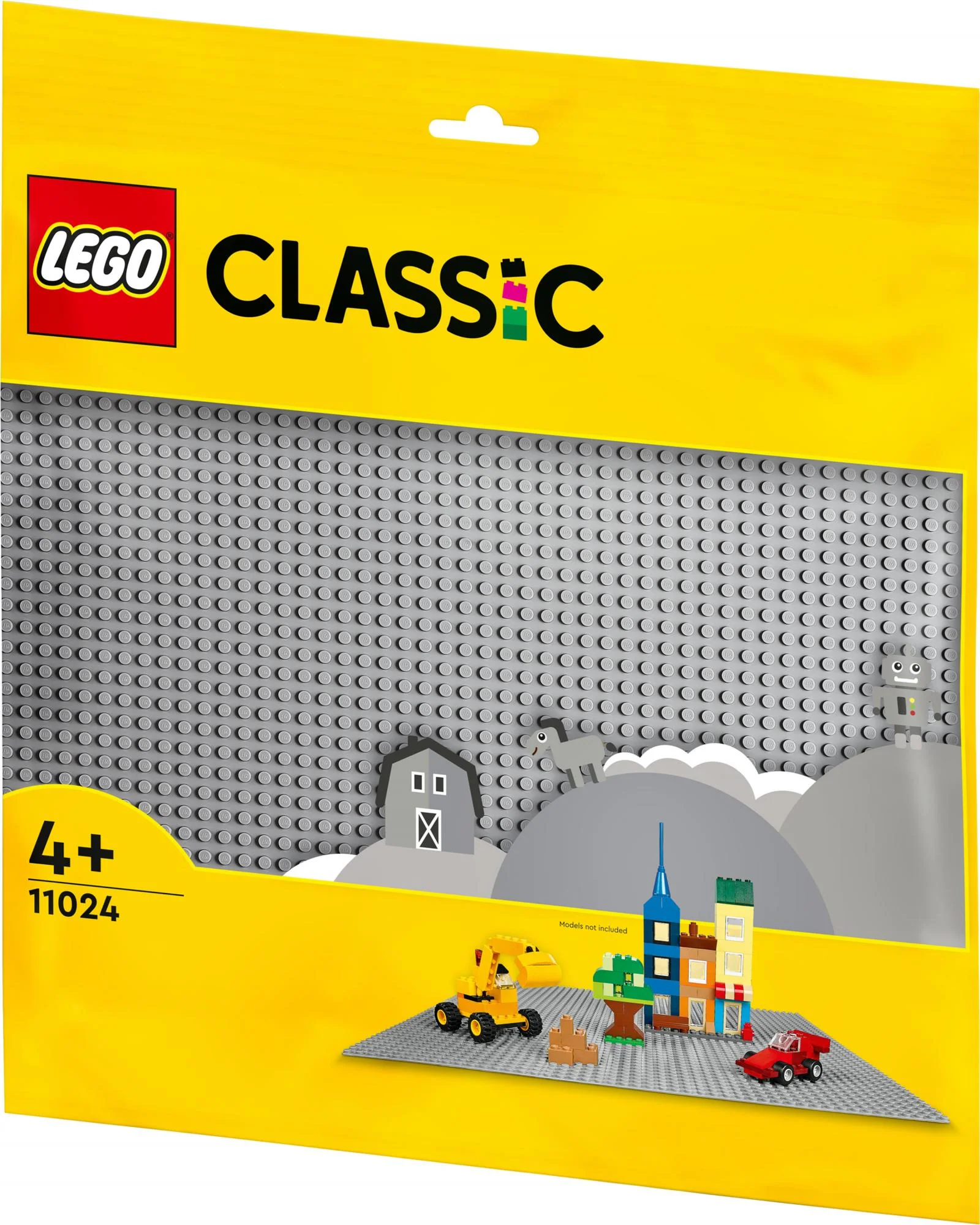 LEGO Classic - Grå Basisplade (11024)
