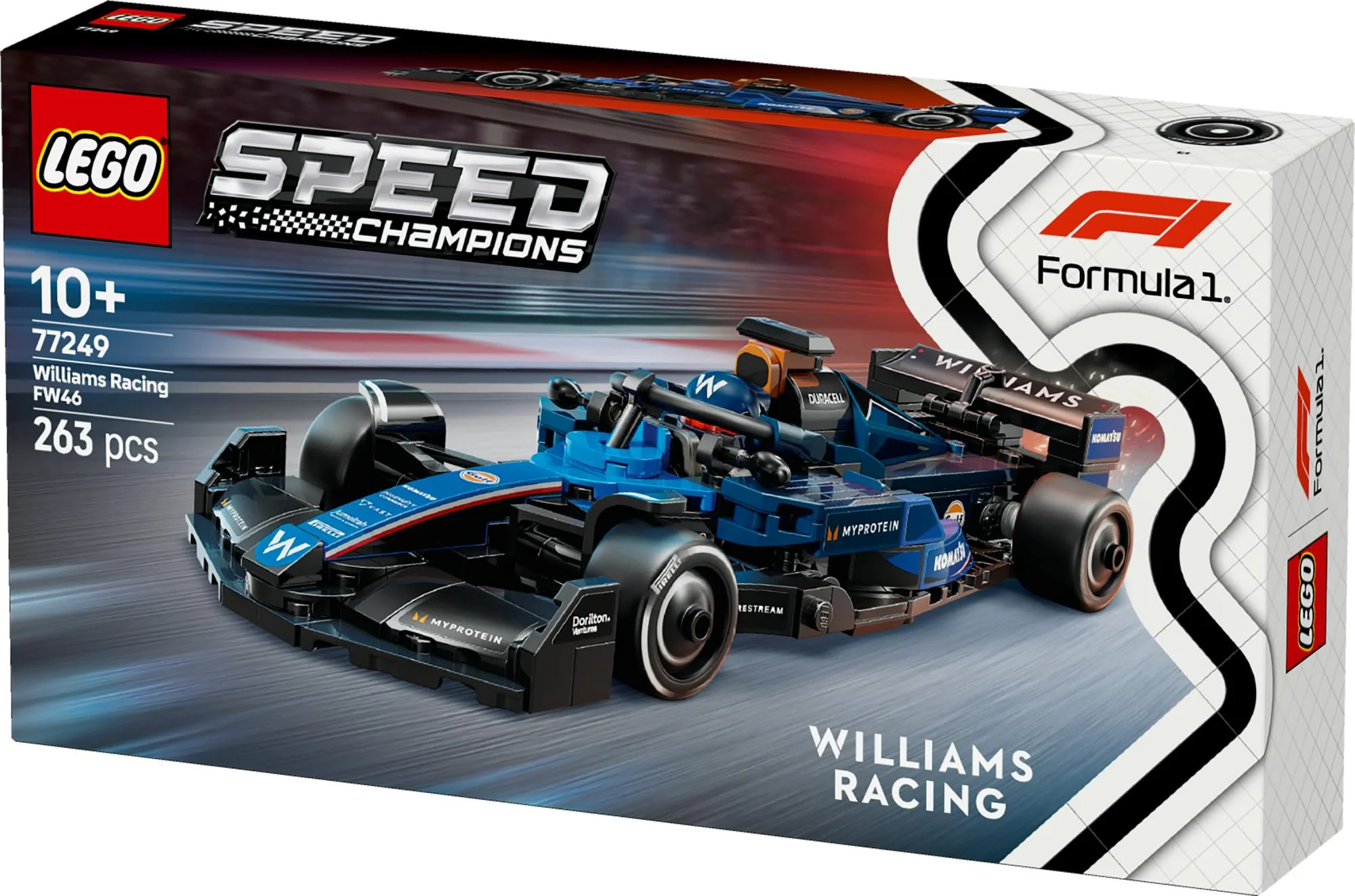 LEGO 77249 Speed Champions Williams Racing FW46 F1 Race Car