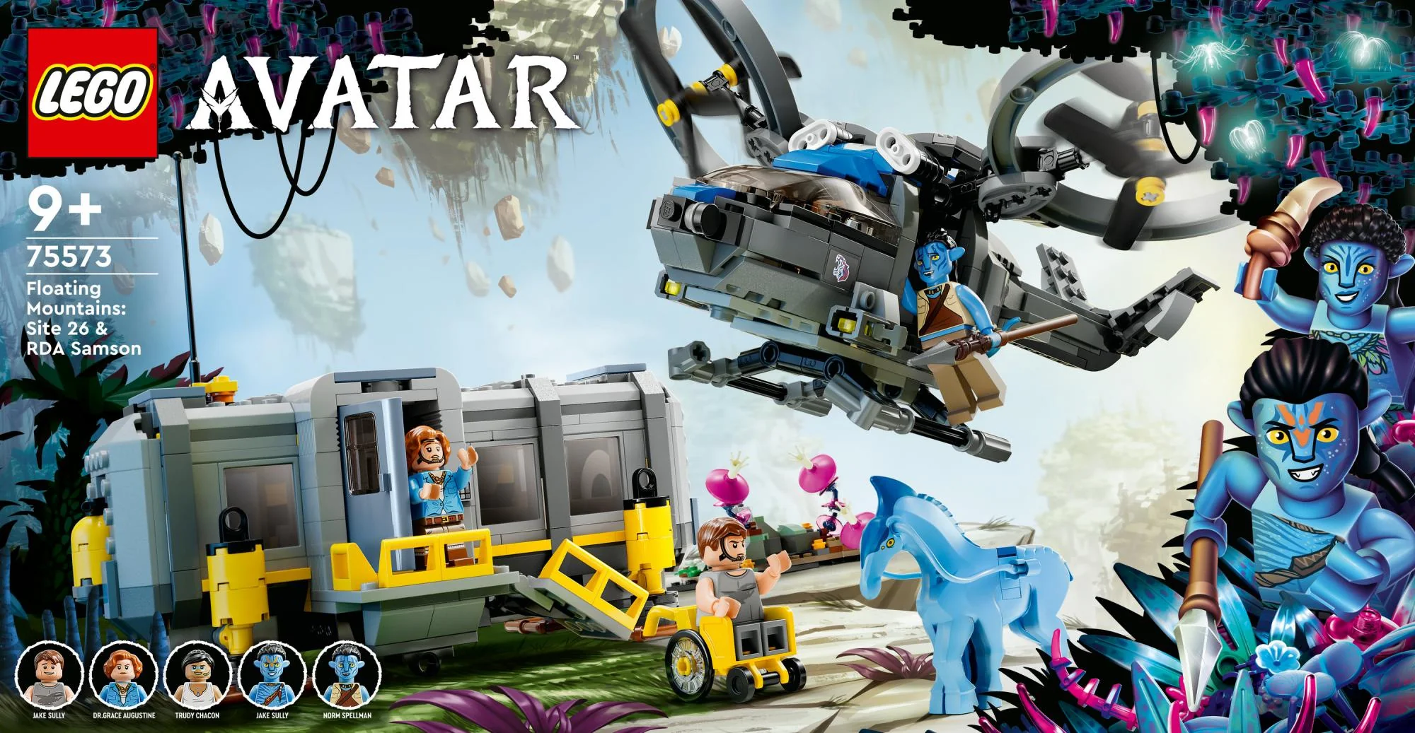 LEGO 75573 Avatar Floating Mountains: Site 26 and RDA Samson