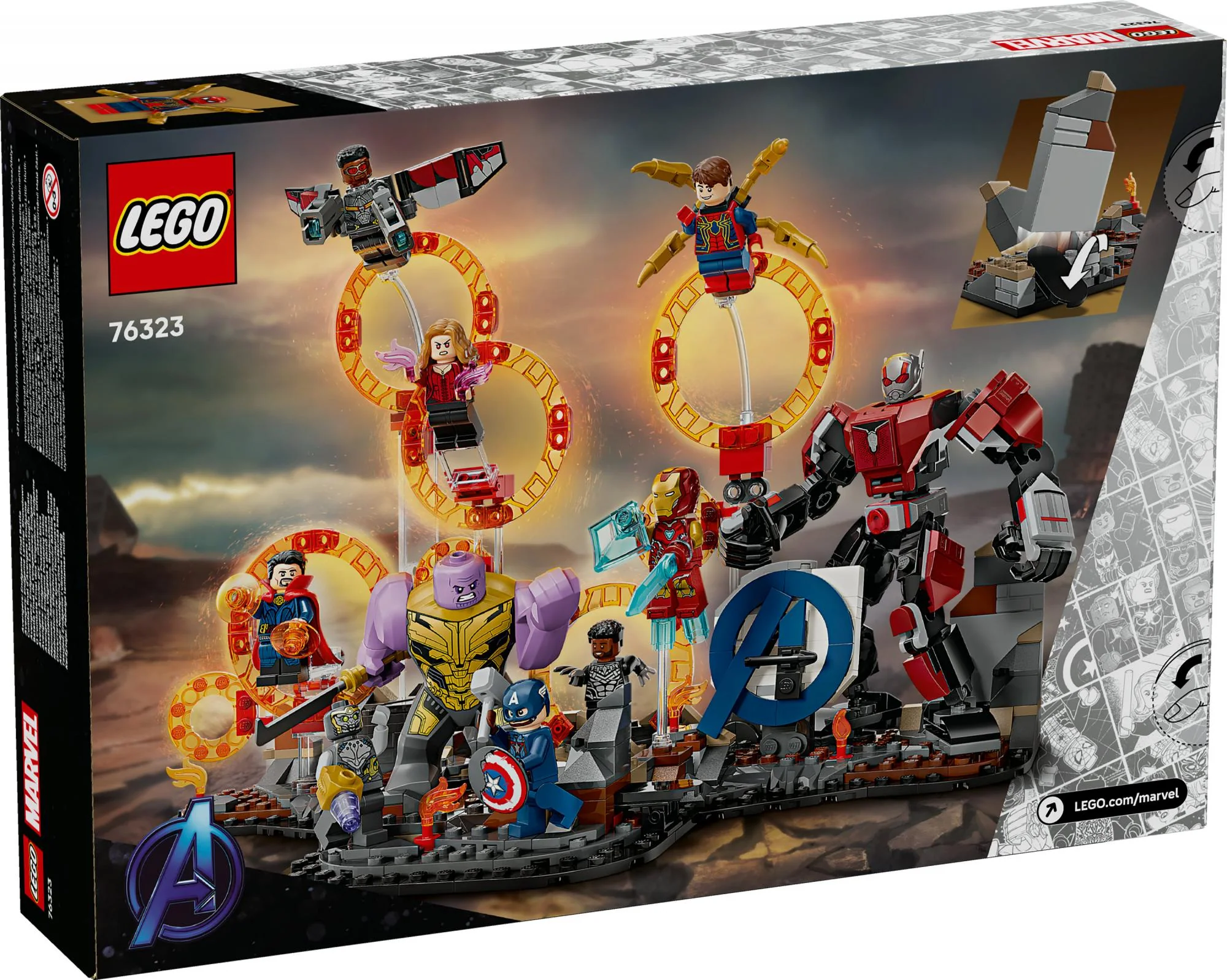 LEGO 76323 Marvel Super Heroes Avengers: Endgame final showdown