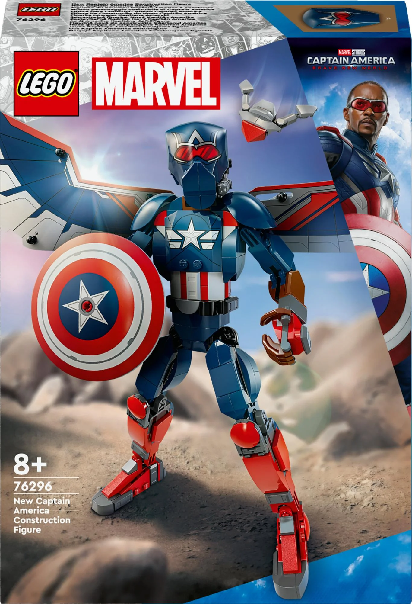 LEGO 76296 Marvel Super Heroes New Captain America Building Figure