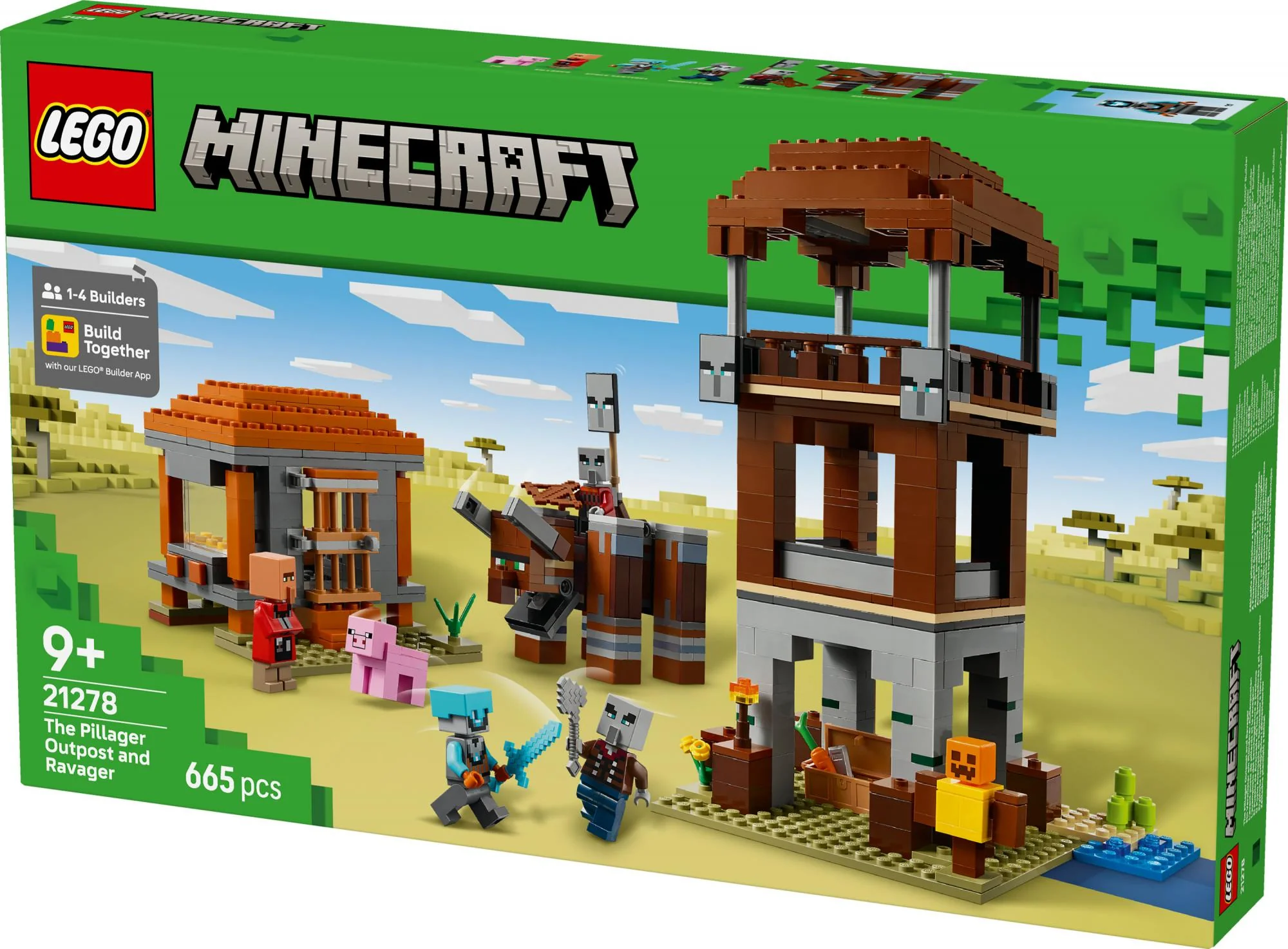 LEGO - Minecraft - The Pillager Outpost and Ravager (21278)