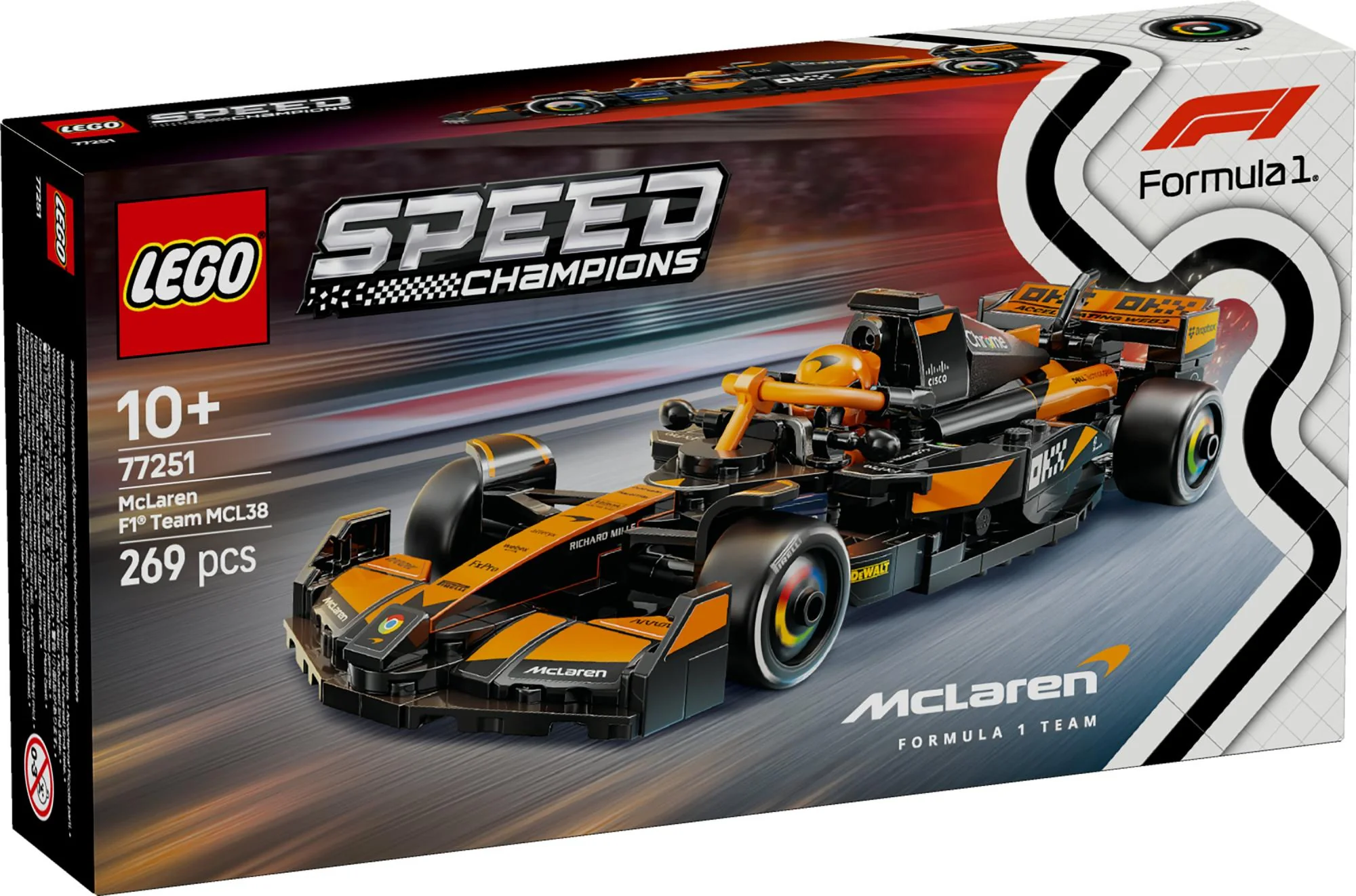 LEGO 77251 Speed Champions McLaren F1 Team MCL38 Rennauto