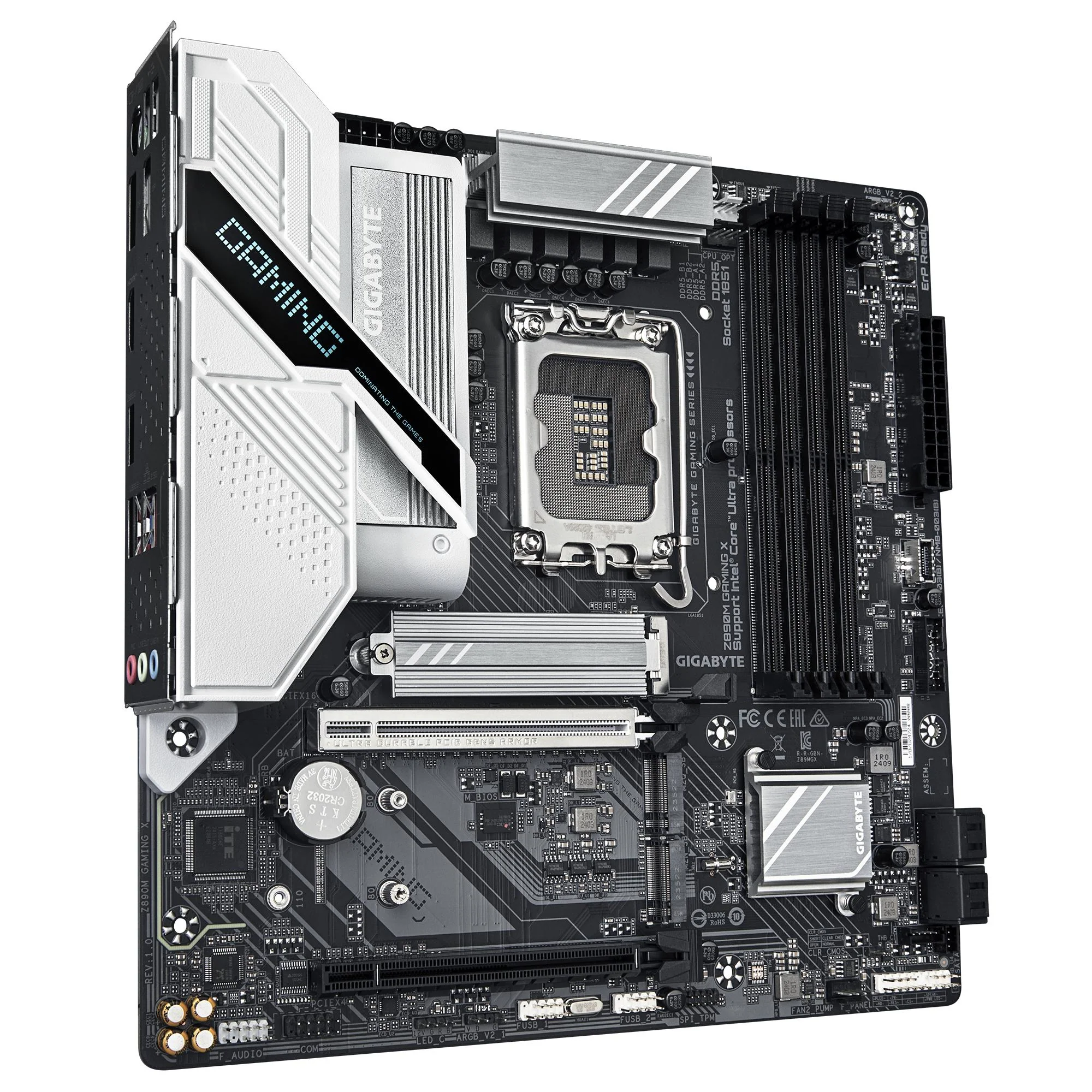 Gigabyte Z890M GAMING X Micro ATX LGA1851 sokkel Intel Z890 Express