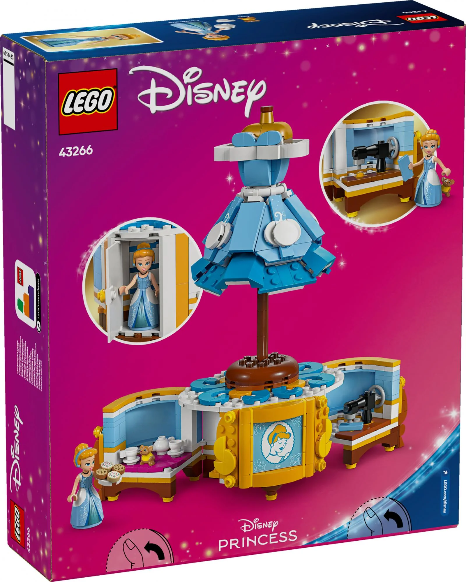LEGO 43266 Disney Princess Cinderella's Dress