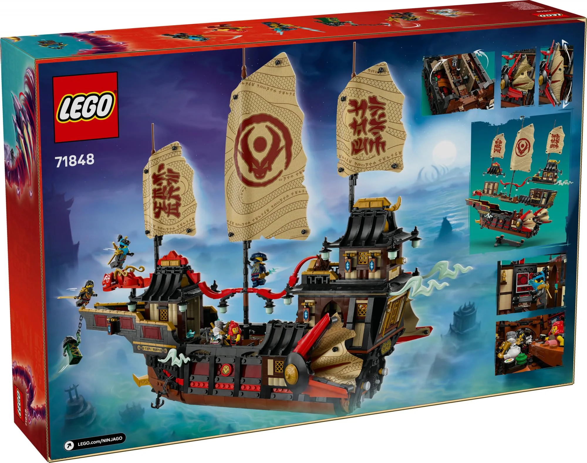 LEGO 71848 Ninjago The Temple Glider