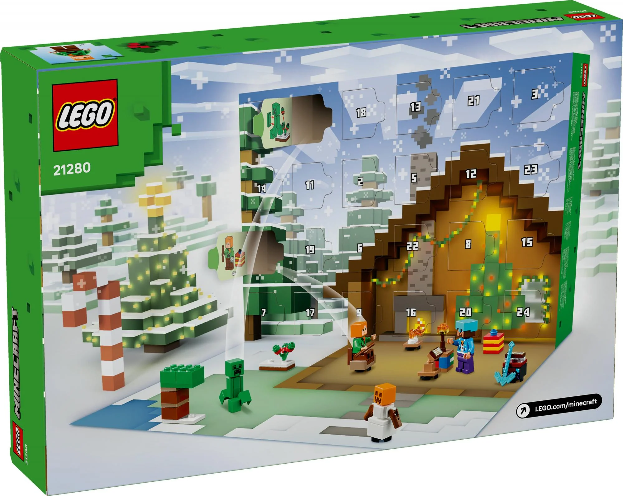 LEGO 21280 Minecraft Advent Calendar 2025