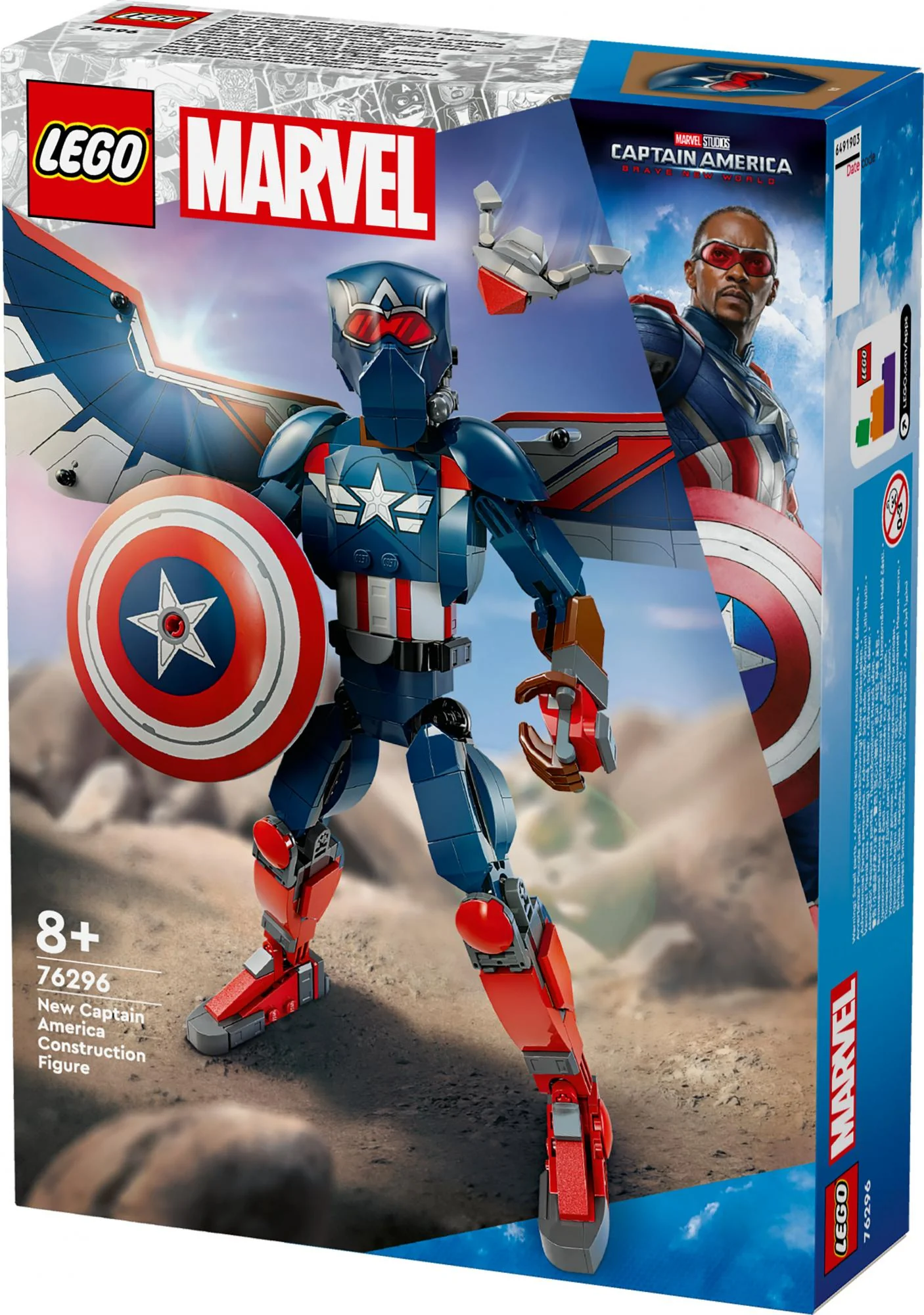 LEGO 76296 Marvel Super Heroes New Captain America Building Figure