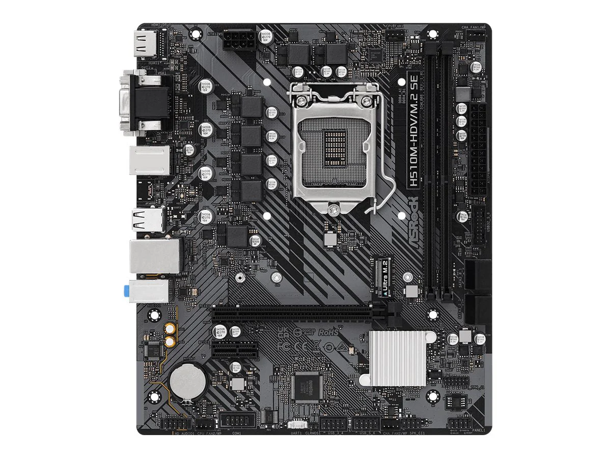 ASRock H510M-HDV/M.2 SE LGA1200 DDR4  - Bundkort