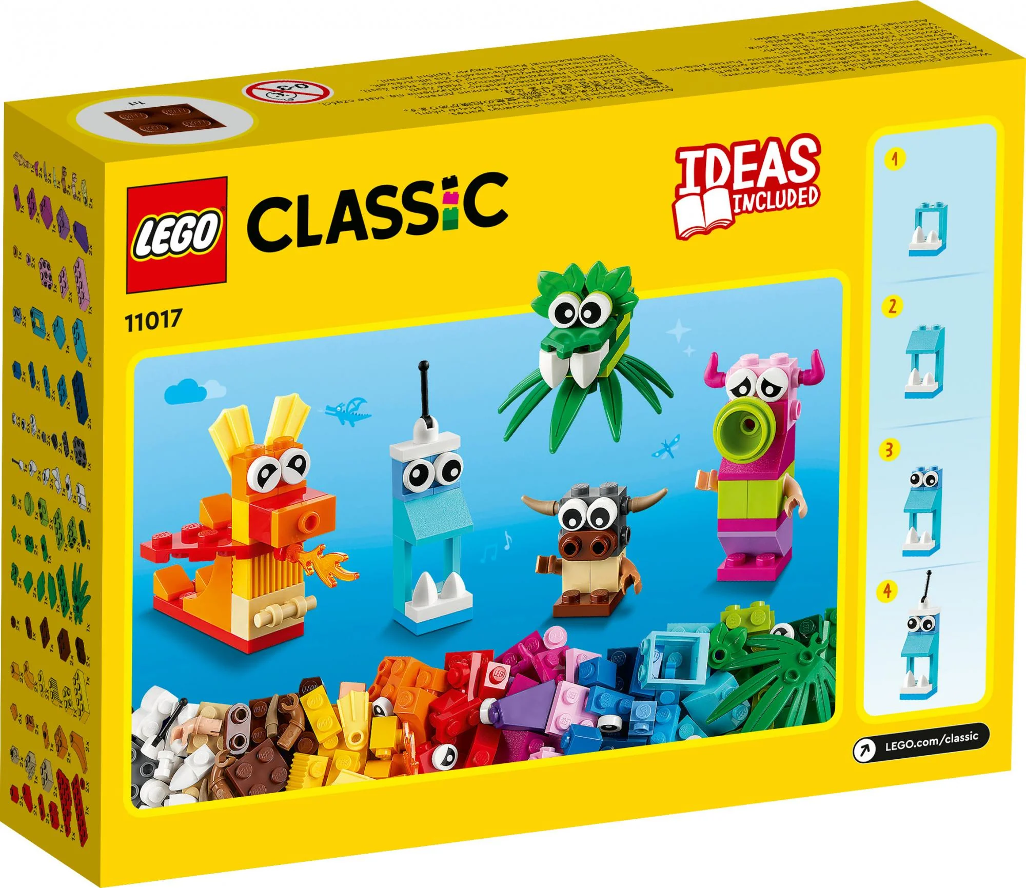 LEGO Classic - Kreativ Monstre (11017)