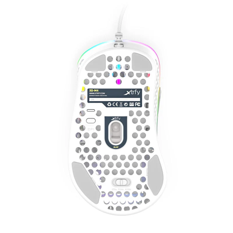 Xtrfy M4 RGB. Gaming-Maus. Weiß