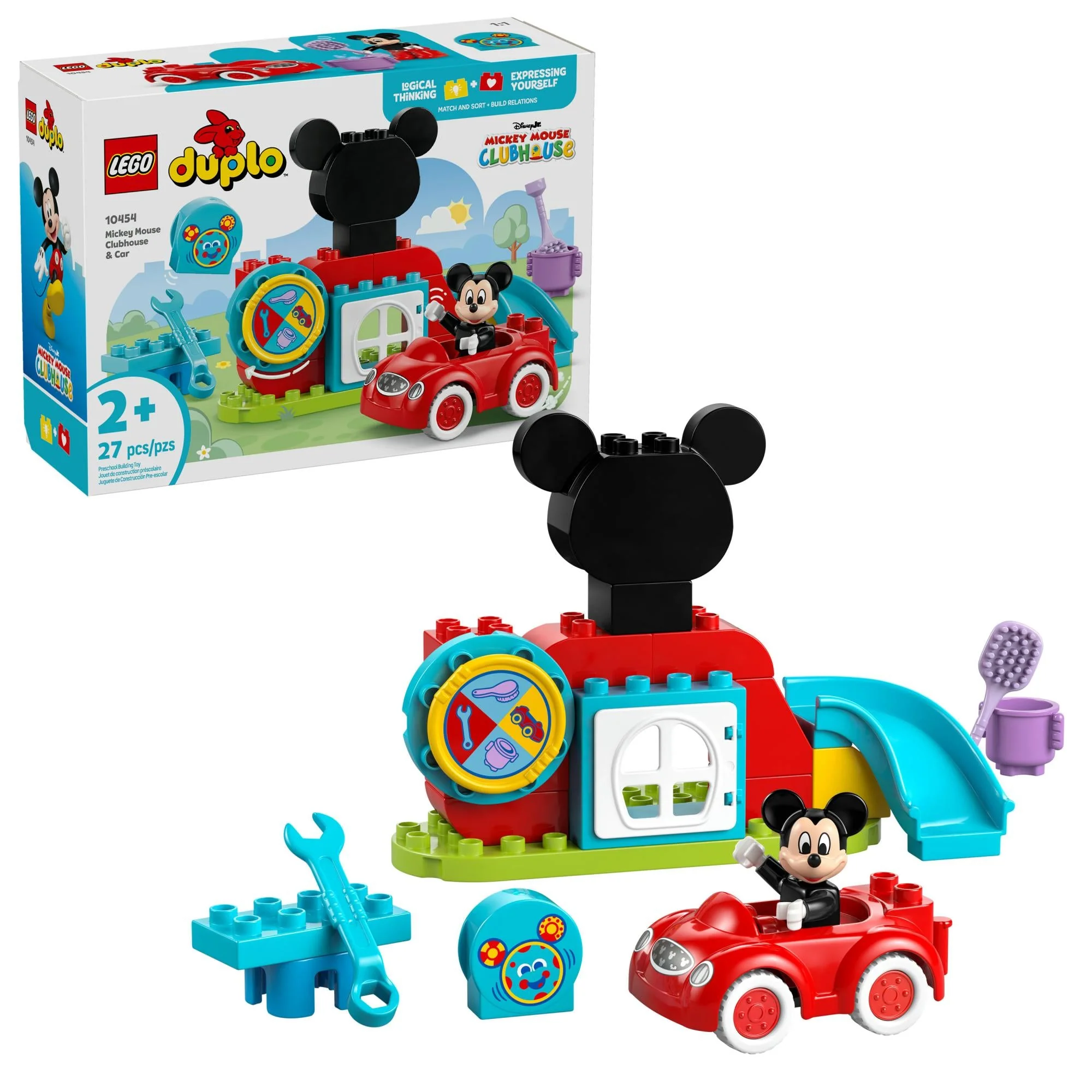 LEGO 10454 DUPLO Disney Mickey's clubhouse and car
