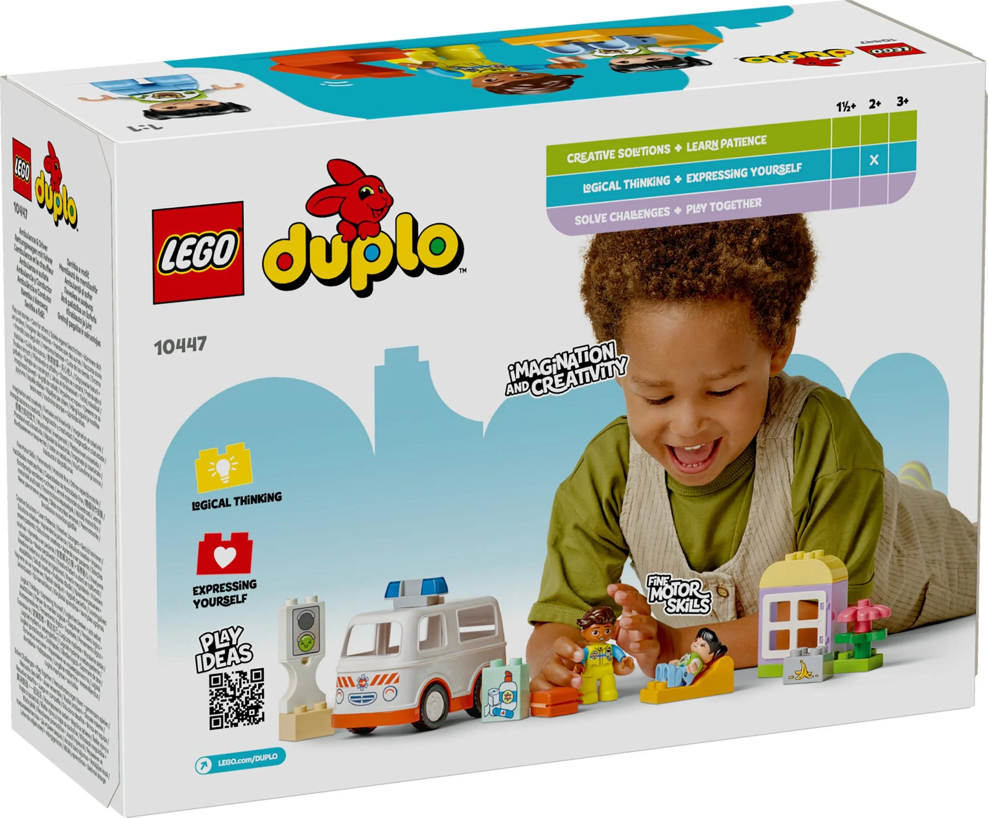 LEGO 10447 DUPLO Town ambulance with driver