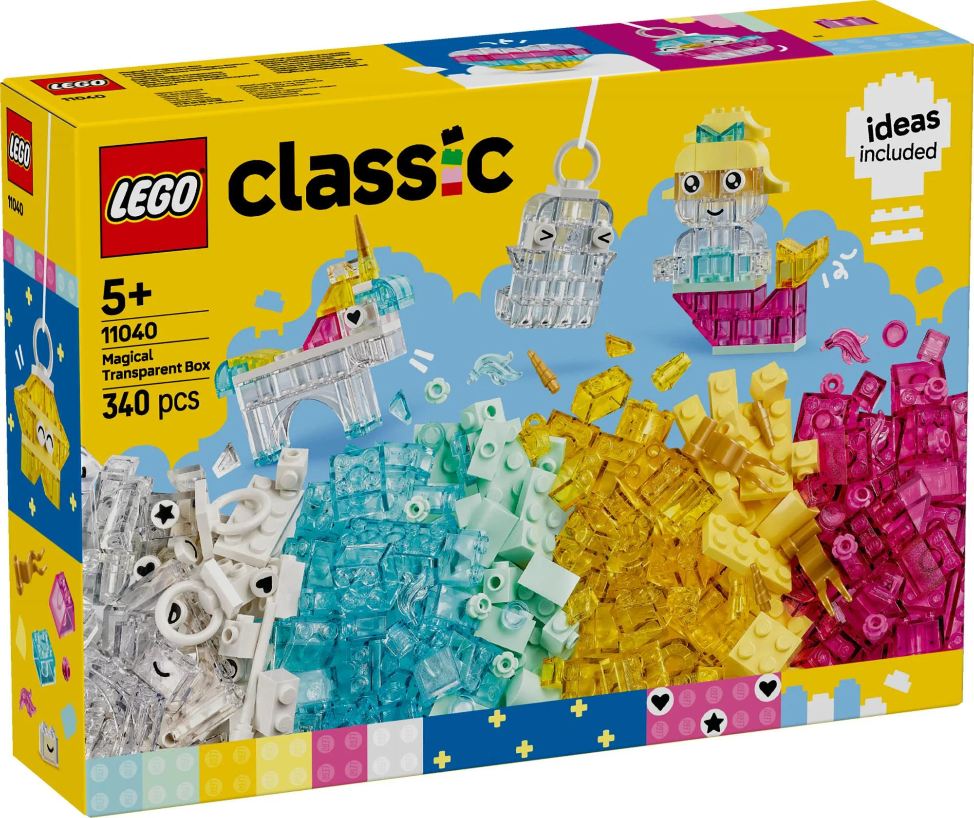 LEGO 11040 Classic magic box with transparent bricks