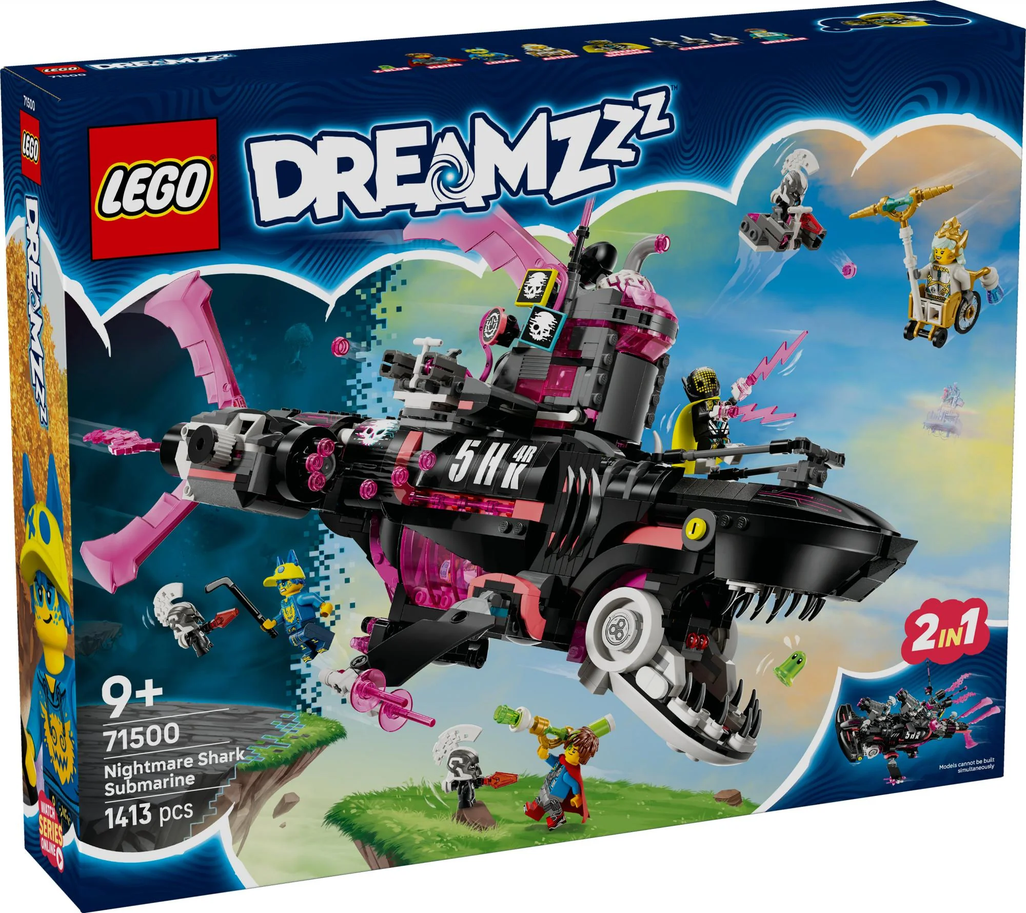 LEGO 71500 DREAMZz Nightmare Shark Submarine