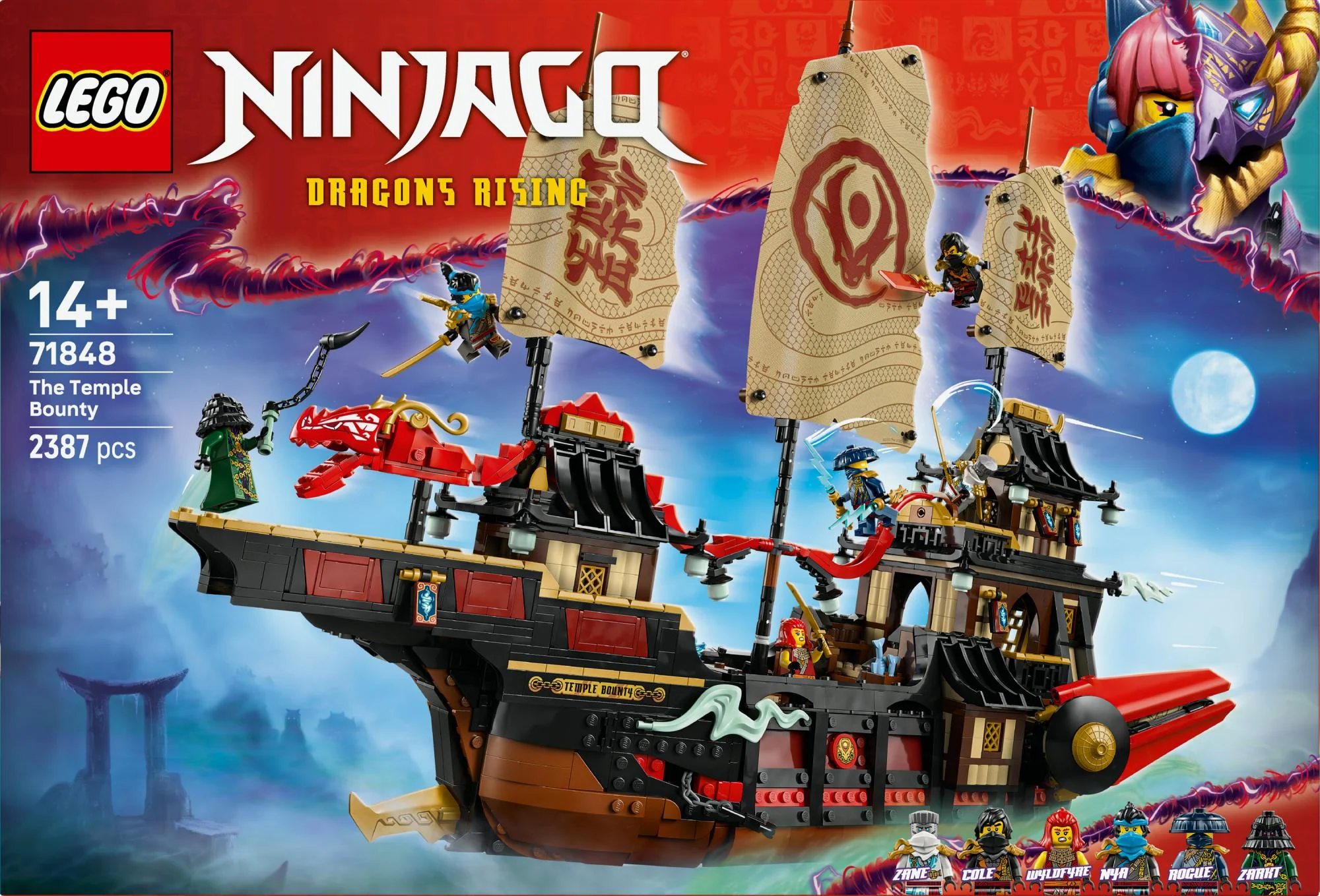 LEGO 71848 Ninjago The Temple Glider