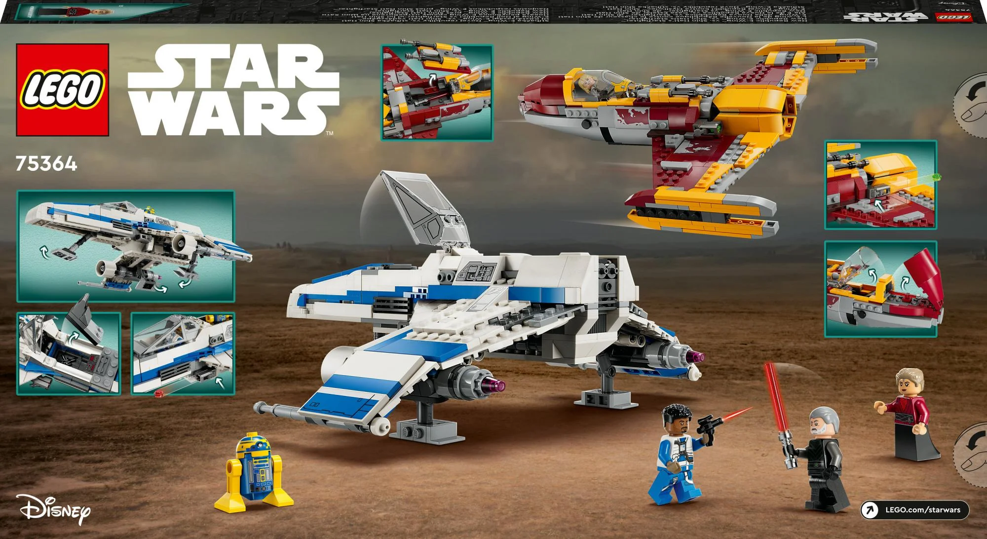 LEGO Star Wars - New Republic E-Wing™ vs. Shin Hati's Starfighter™ (75364)